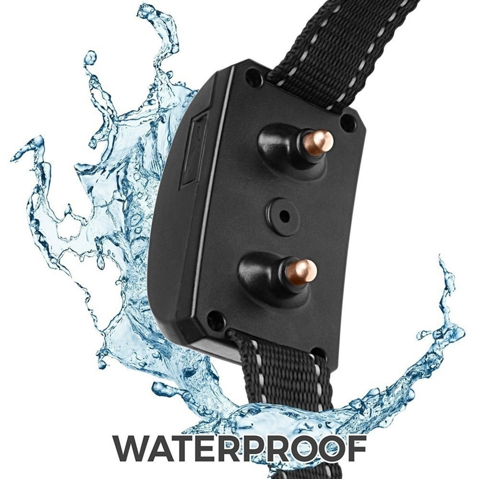 LED intelligente ultrasone blafstopper hondentraining elektrische schok honden anti-blafhalsband