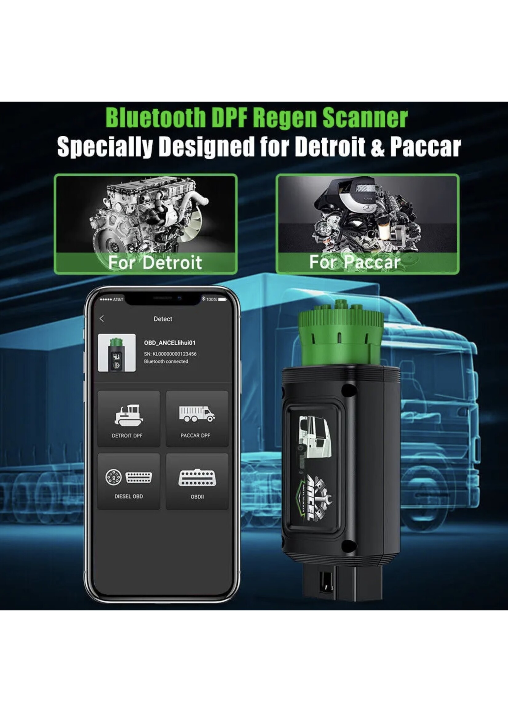 ANCEL HD110 – Diesel Truck Scanner en Heavy-Duty Diagnosetool
