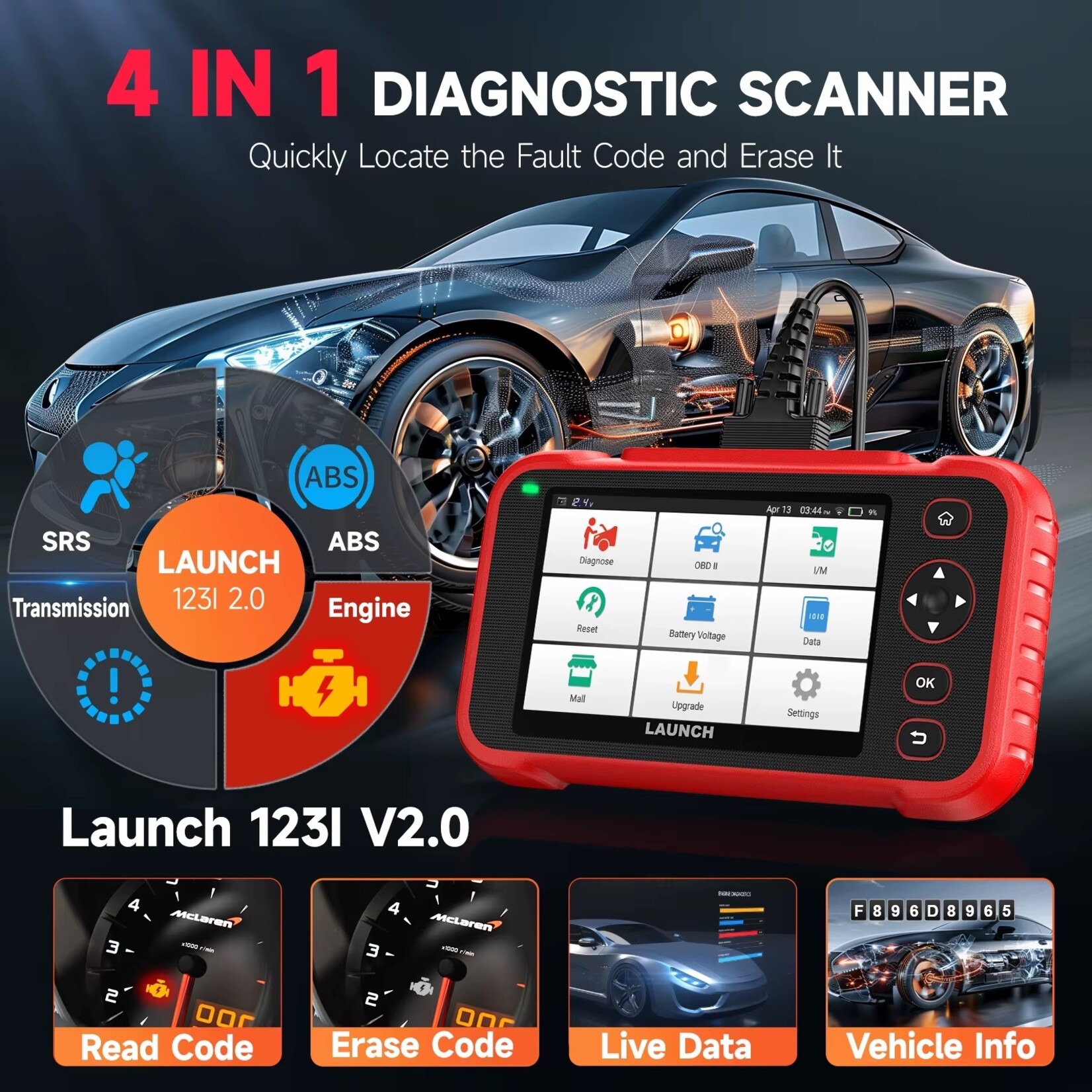 Launch Launch CRP123i V2.0 – OBD2 Autodiagnosetool