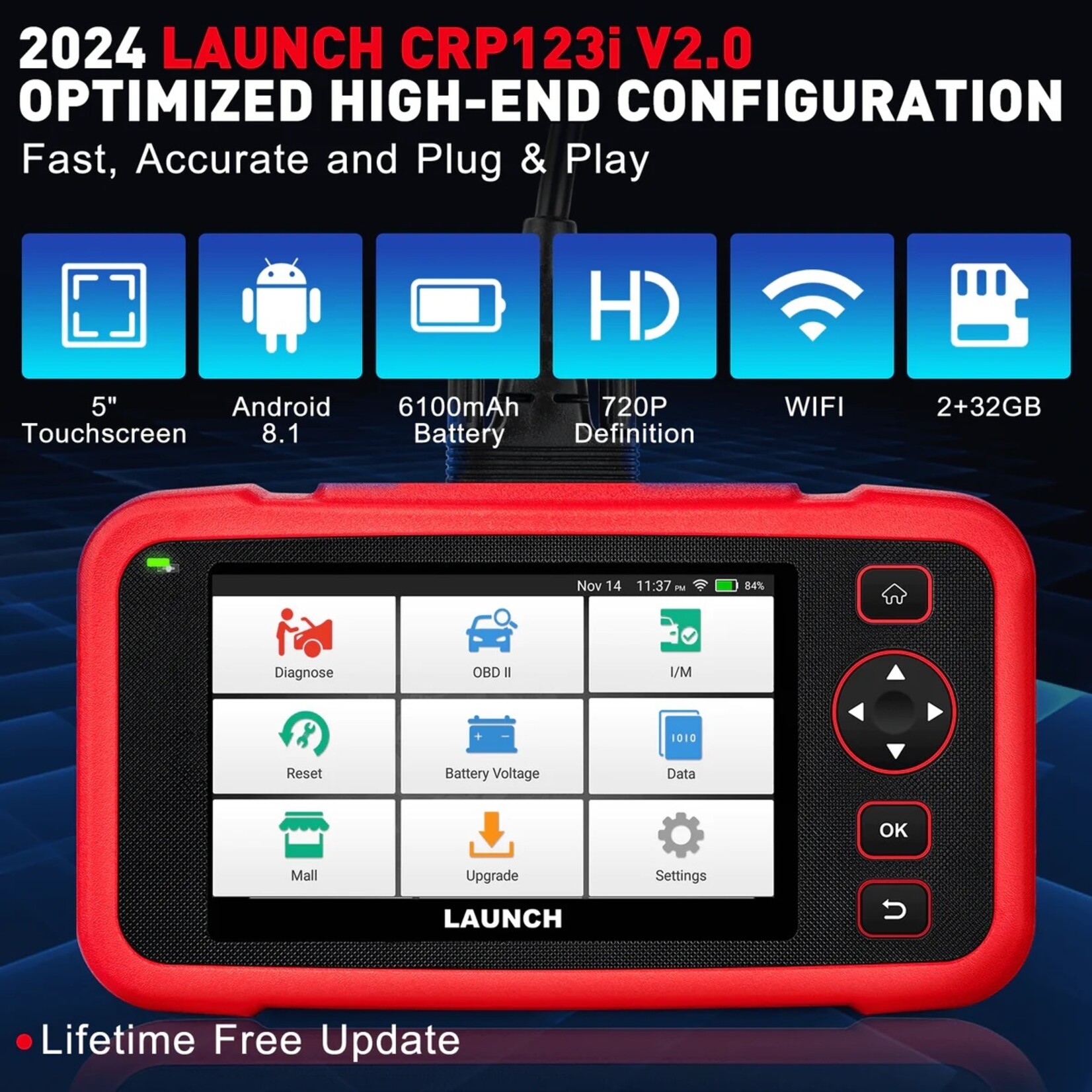 Launch Launch CRP123i V2.0 – OBD2 Autodiagnosetool