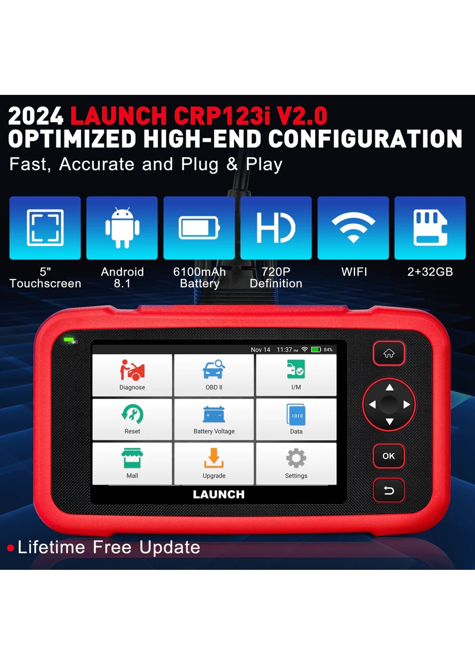 Launch Launch CRP123i V2.0 – OBD2 Autodiagnosetool