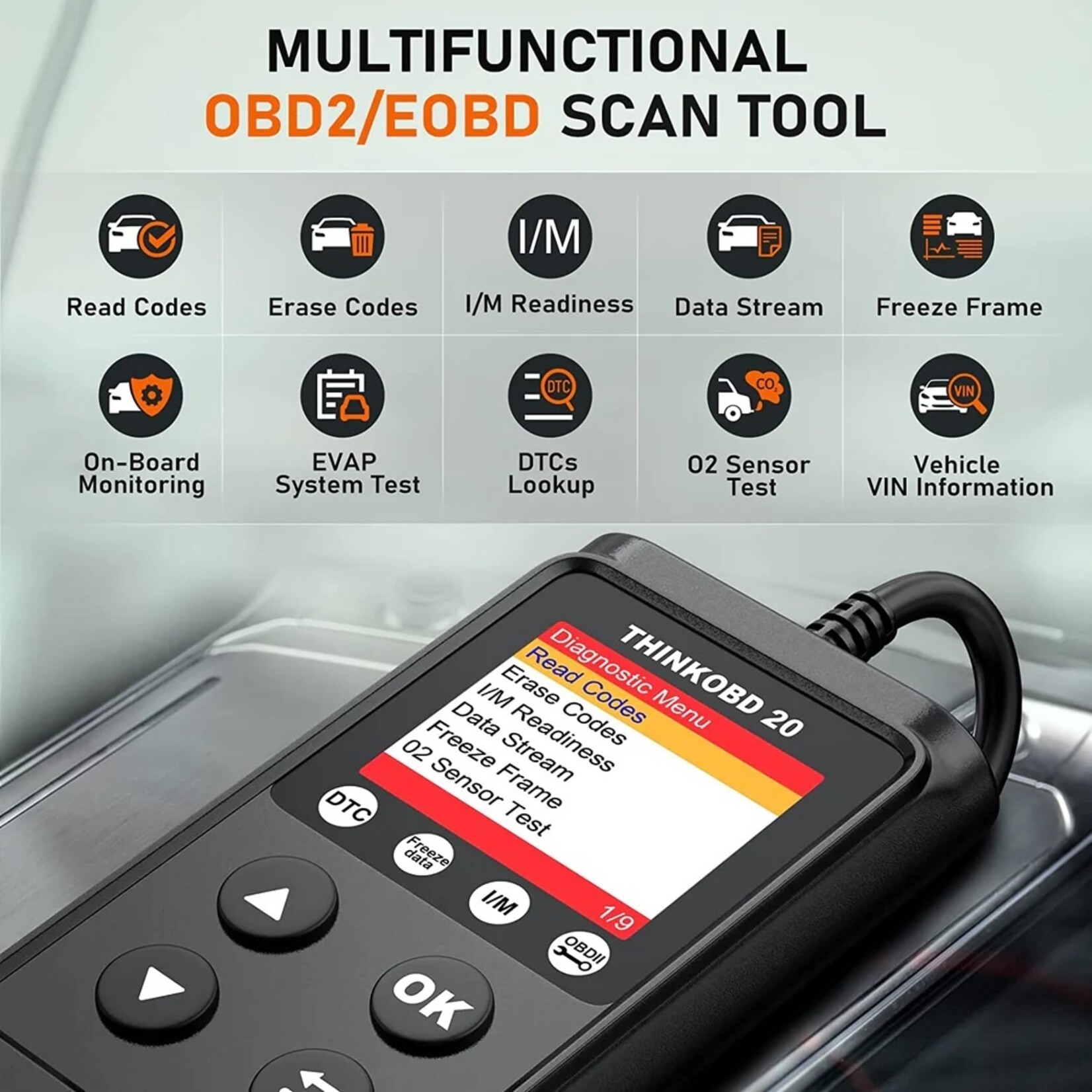 THINKCAR THINKOBD 20 – OBD2 Autocodelezer & Diagnosescanner