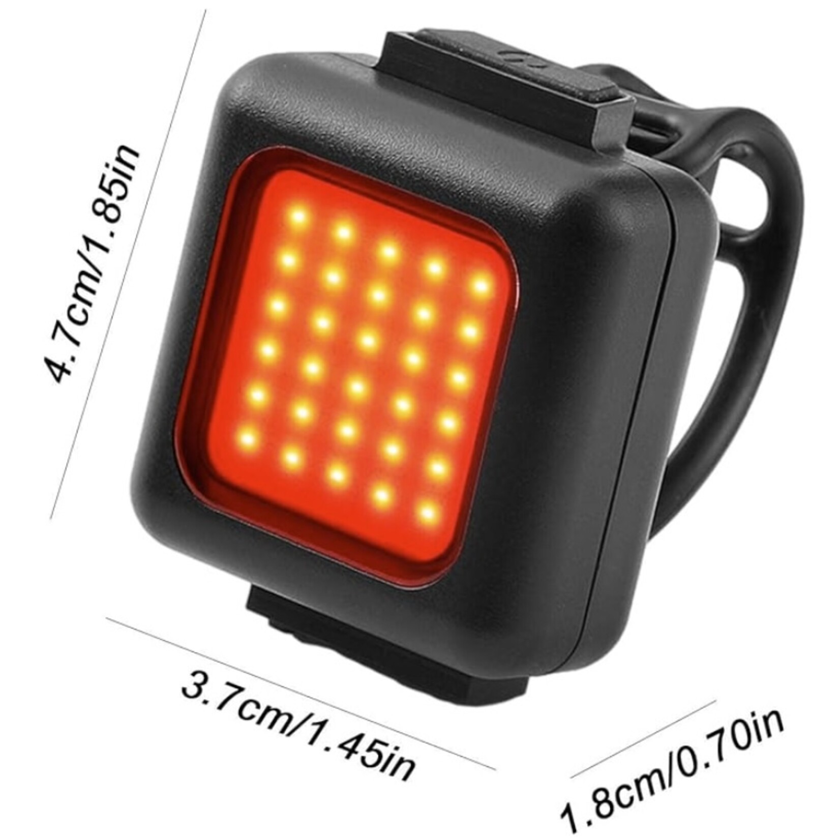 Fietsverlichting - Drie lichtmodi - Waterdicht - USB Oplaadbaar – Voor- of Achterlicht