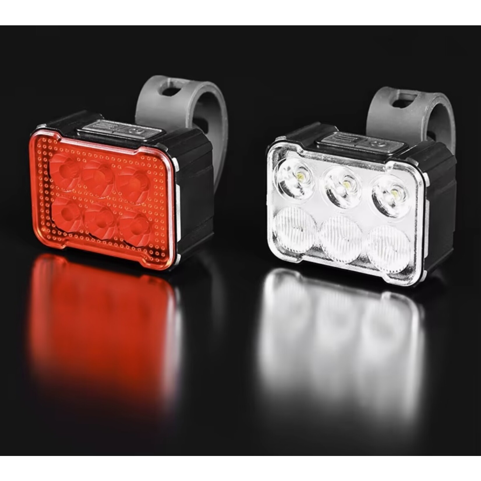 Voor- of Achterlicht Fietsverlichting - Drie lichtmodi - Waterdicht - USB Oplaadbaar