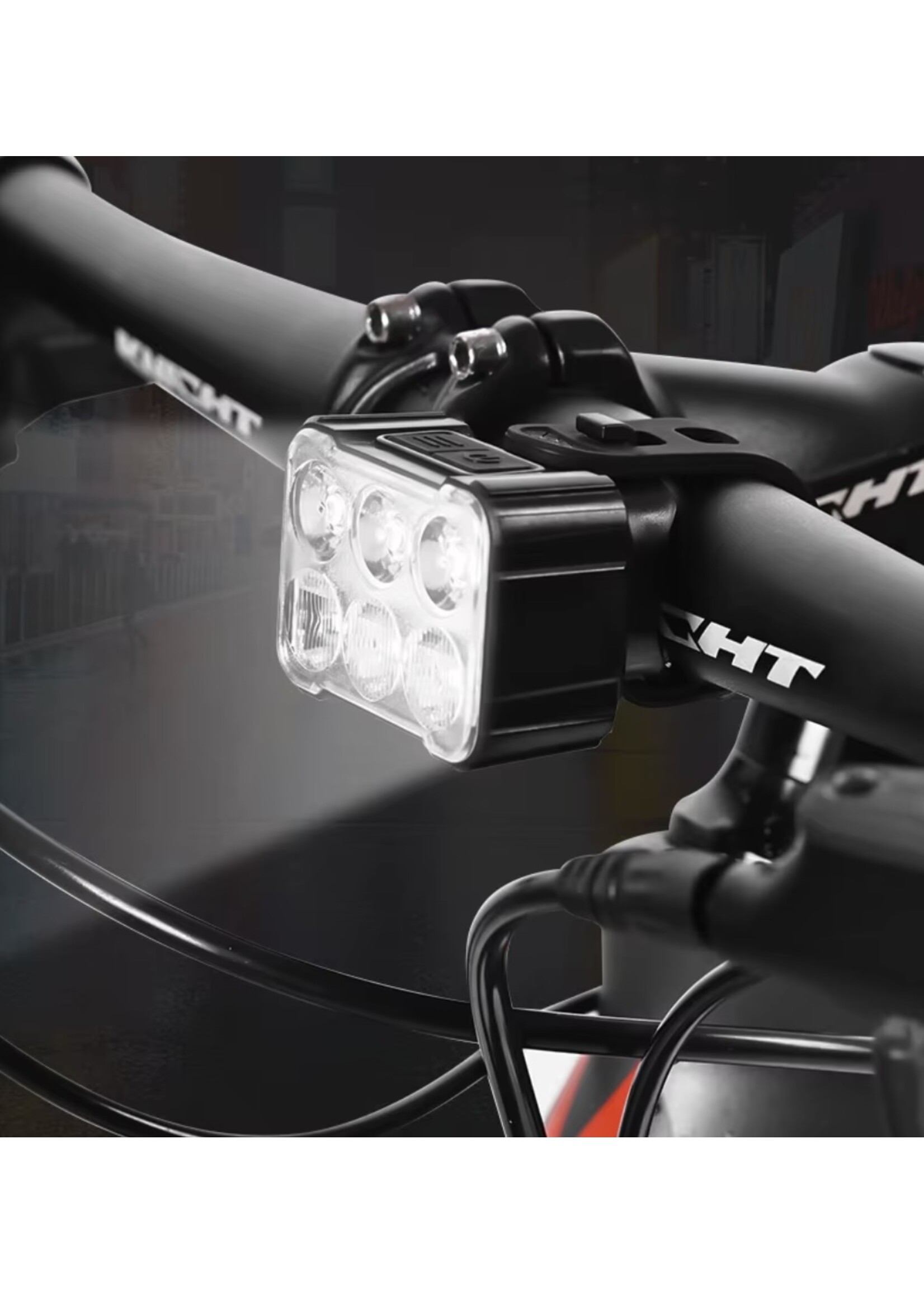 Voor- of Achterlicht Fietsverlichting - Drie lichtmodi - Waterdicht - USB Oplaadbaar