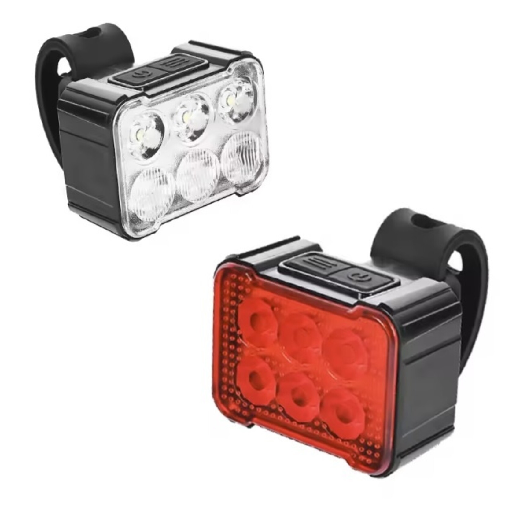 Voor- of Achterlicht Fietsverlichting - Drie lichtmodi - Waterdicht - USB Oplaadbaar