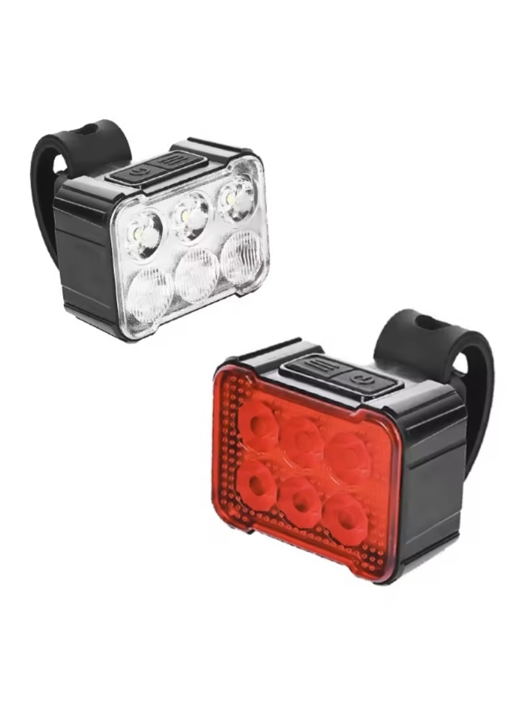 Voor- of Achterlicht Fietsverlichting - Drie lichtmodi - Waterdicht - USB Oplaadbaar
