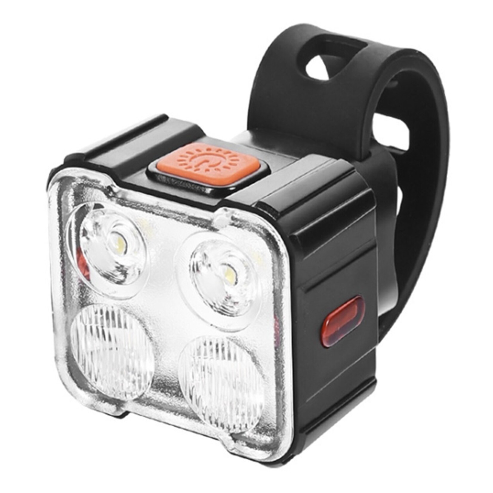 Fietsverlichting voor of achter, oplaadbaar, fietsverlichting met 8-9 lichtstanden, USB-opladen