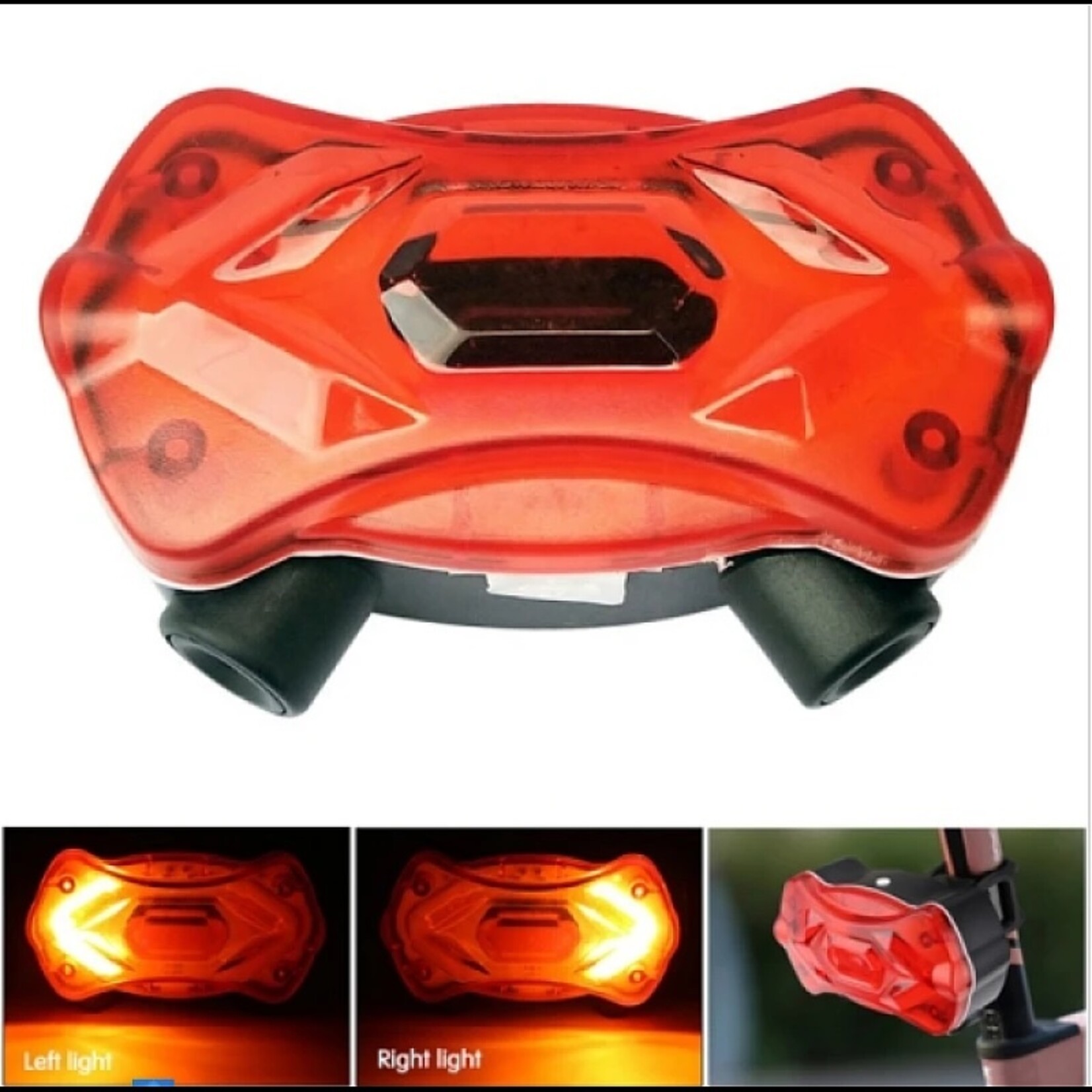 Fiets achterlicht met afstandsbediening USB-batterij MTB-contourverlichting Racefiets richtingaanwijzerlamp Fietsachterlicht Veiligheidswaarschuwing