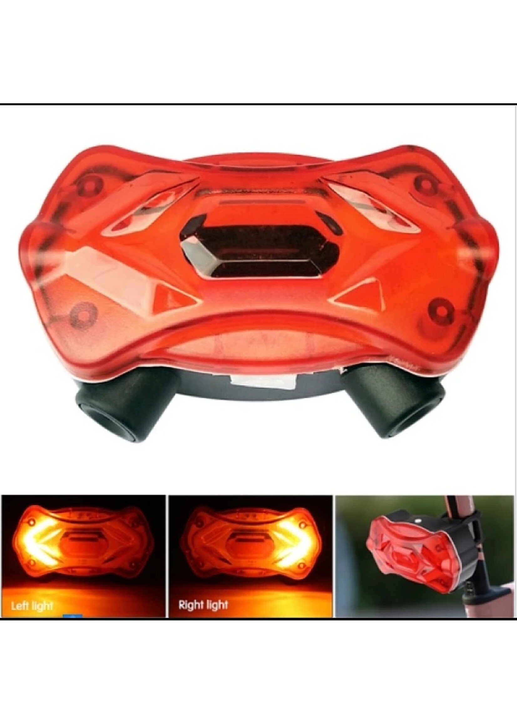 Fiets achterlicht met afstandsbediening USB-batterij MTB-contourverlichting Racefiets richtingaanwijzerlamp Fietsachterlicht Veiligheidswaarschuwing