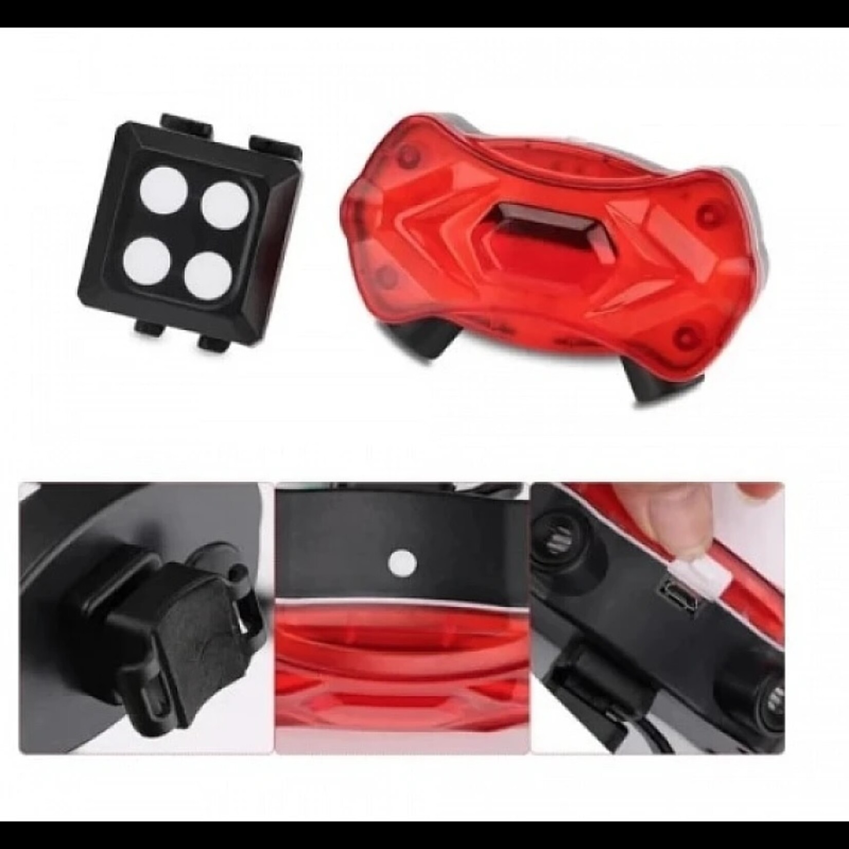 Fiets achterlicht met afstandsbediening USB-batterij MTB-contourverlichting Racefiets richtingaanwijzerlamp Fietsachterlicht Veiligheidswaarschuwing