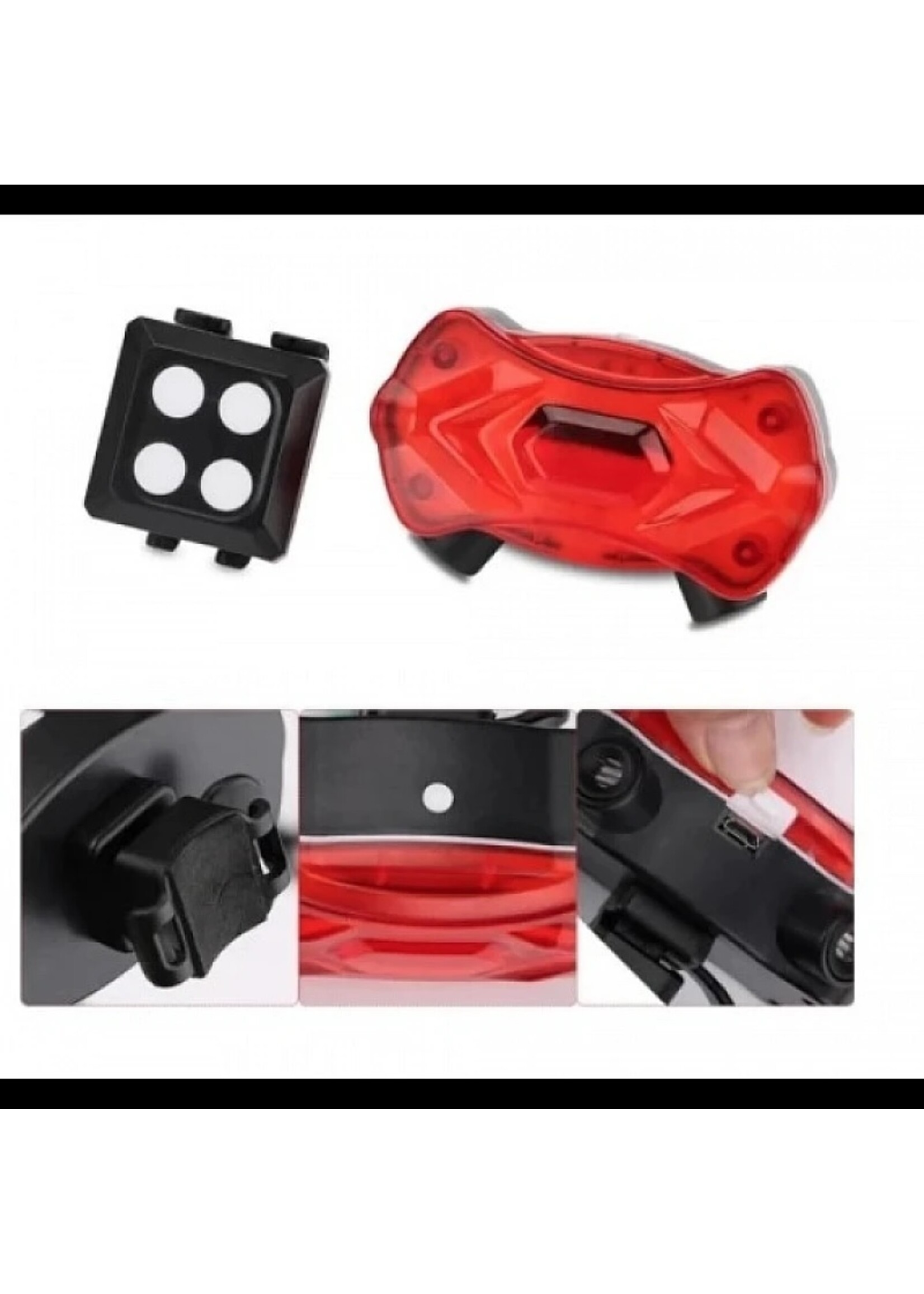 Fiets achterlicht met afstandsbediening USB-batterij MTB-contourverlichting Racefiets richtingaanwijzerlamp Fietsachterlicht Veiligheidswaarschuwing