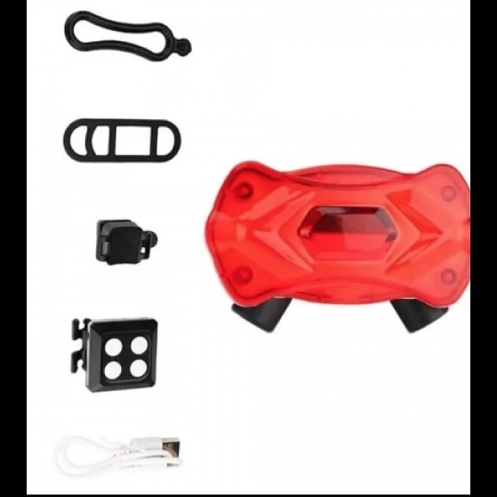 Fiets achterlicht met afstandsbediening USB-batterij MTB-contourverlichting Racefiets richtingaanwijzerlamp Fietsachterlicht Veiligheidswaarschuwing