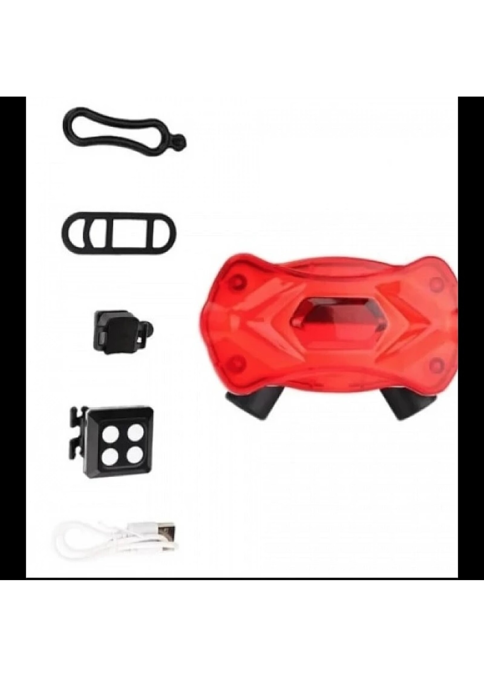 Fiets achterlicht met afstandsbediening USB-batterij MTB-contourverlichting Racefiets richtingaanwijzerlamp Fietsachterlicht Veiligheidswaarschuwing