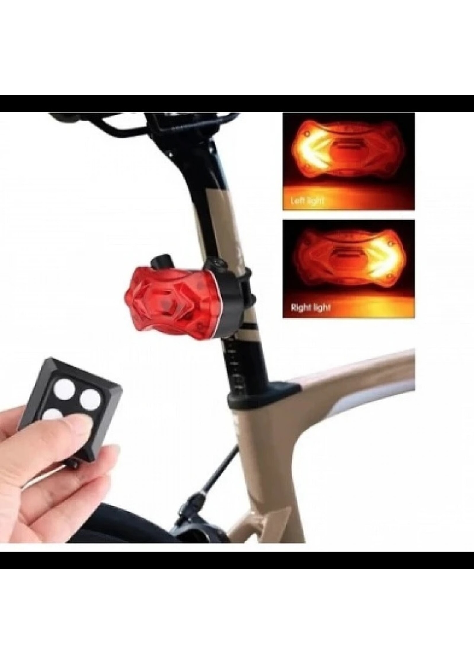 Fiets achterlicht met afstandsbediening USB-batterij MTB-contourverlichting Racefiets richtingaanwijzerlamp Fietsachterlicht Veiligheidswaarschuwing