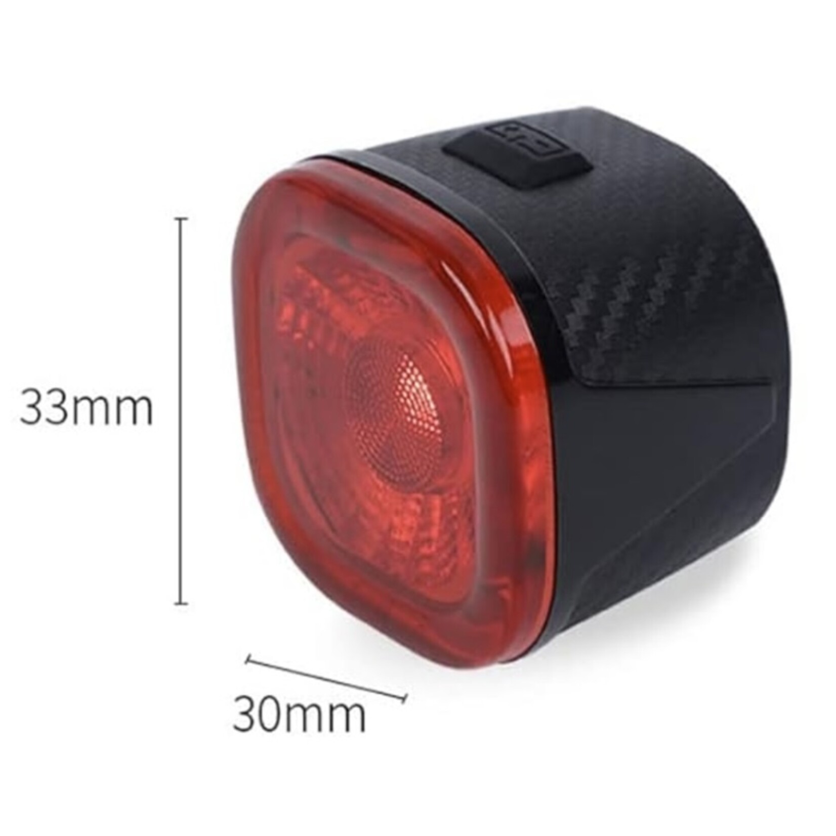 Fietsachterlicht met automatische remsensor, waterdicht, USB-oplaadbaar, fietsveiligheidswaarschuwing, LED-achterlicht