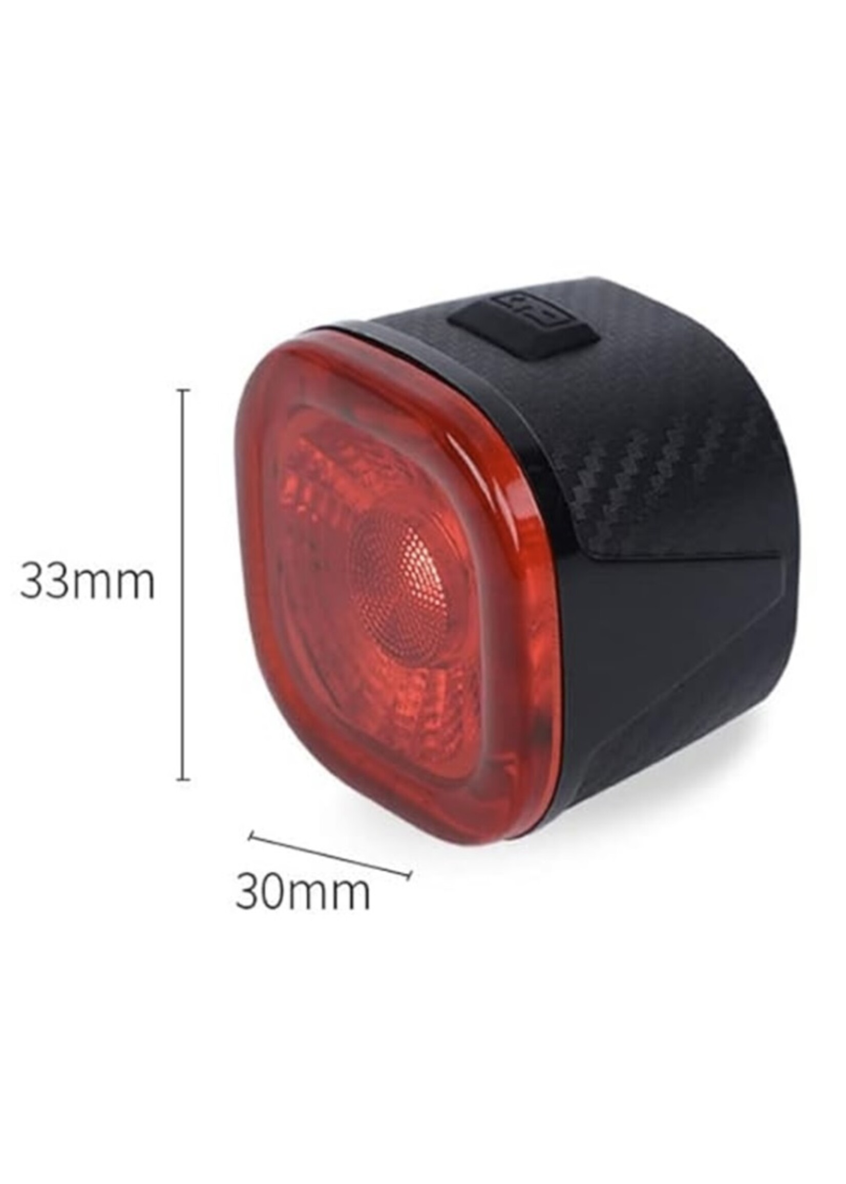 Fietsachterlicht met automatische remsensor, waterdicht, USB-oplaadbaar, fietsveiligheidswaarschuwing, LED-achterlicht