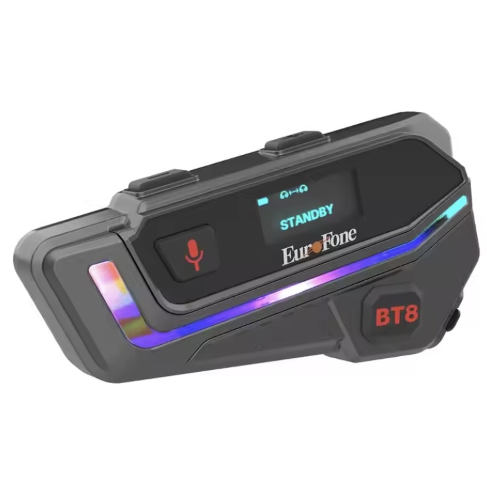 Eurofone BT8 Lange standby-tijd motorhelm Bluetooth intercom headset Moto intercomunicador 6 rijders met gps-spraakbegeleiding