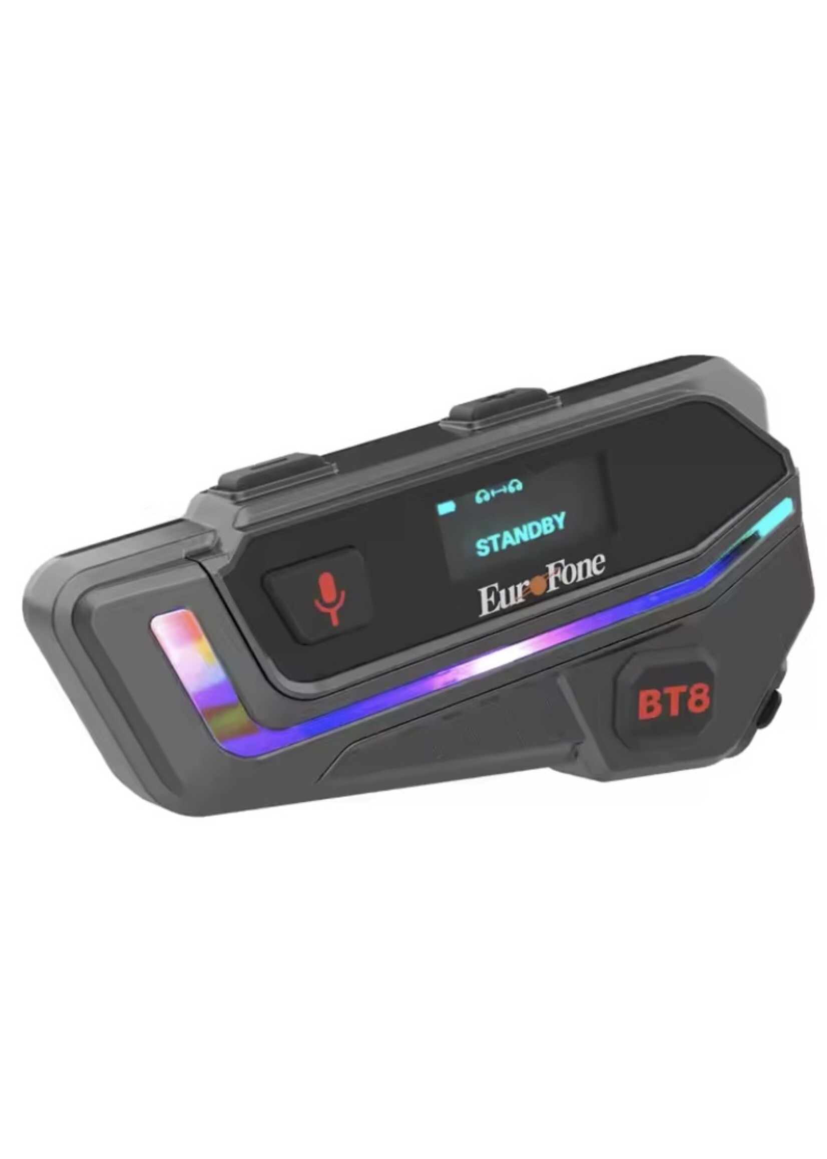 Eurofone BT8 Lange standby-tijd motorhelm Bluetooth intercom headset Moto intercomunicador 6 rijders met gps-spraakbegeleiding