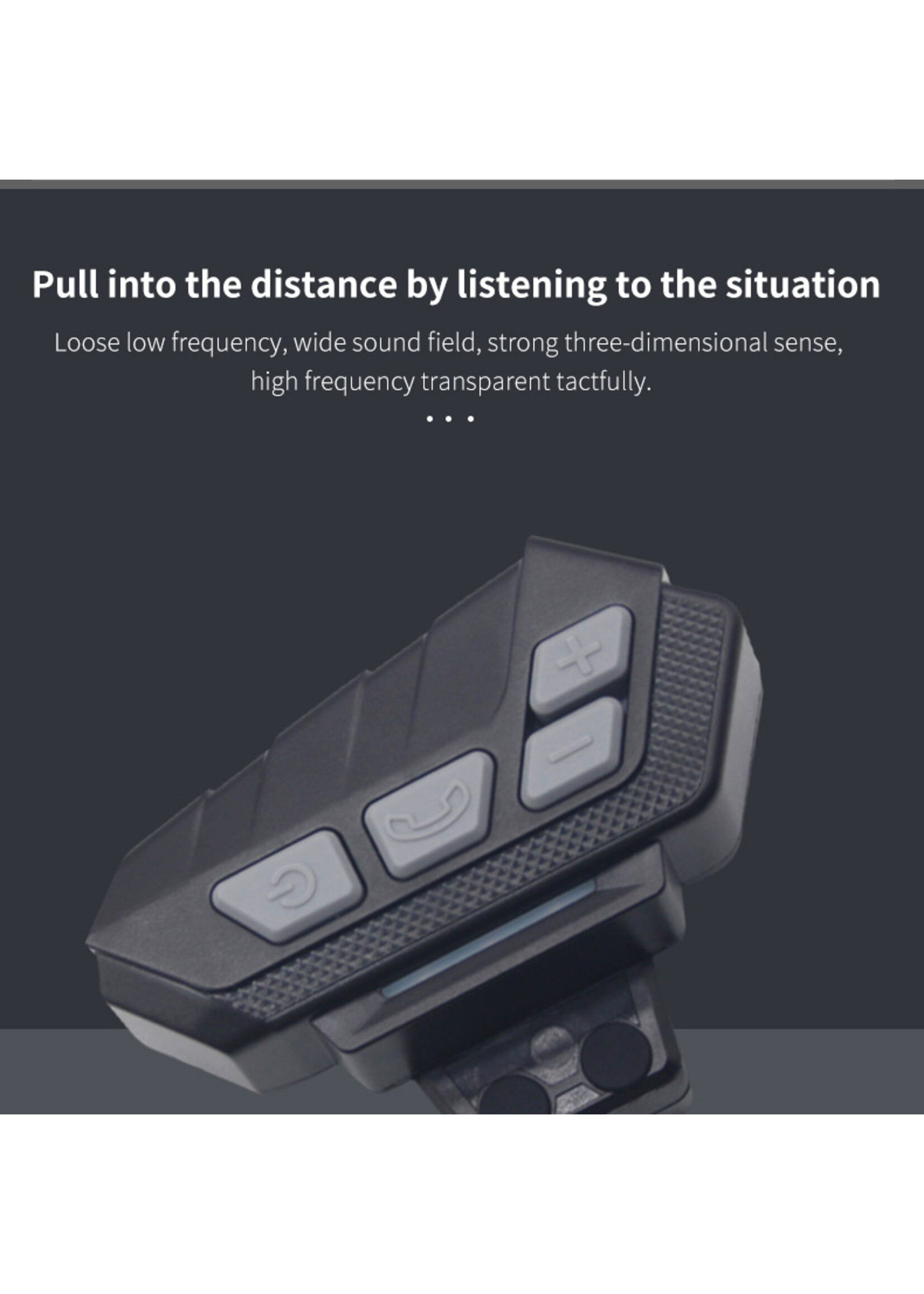 Eurofone EuroFone 2-weg Bluetooth 5.1 intercomsysteem voor sport, draadloze Bluetooth helm intercom, motorfiets telefoonset compatibel met 2 rijders