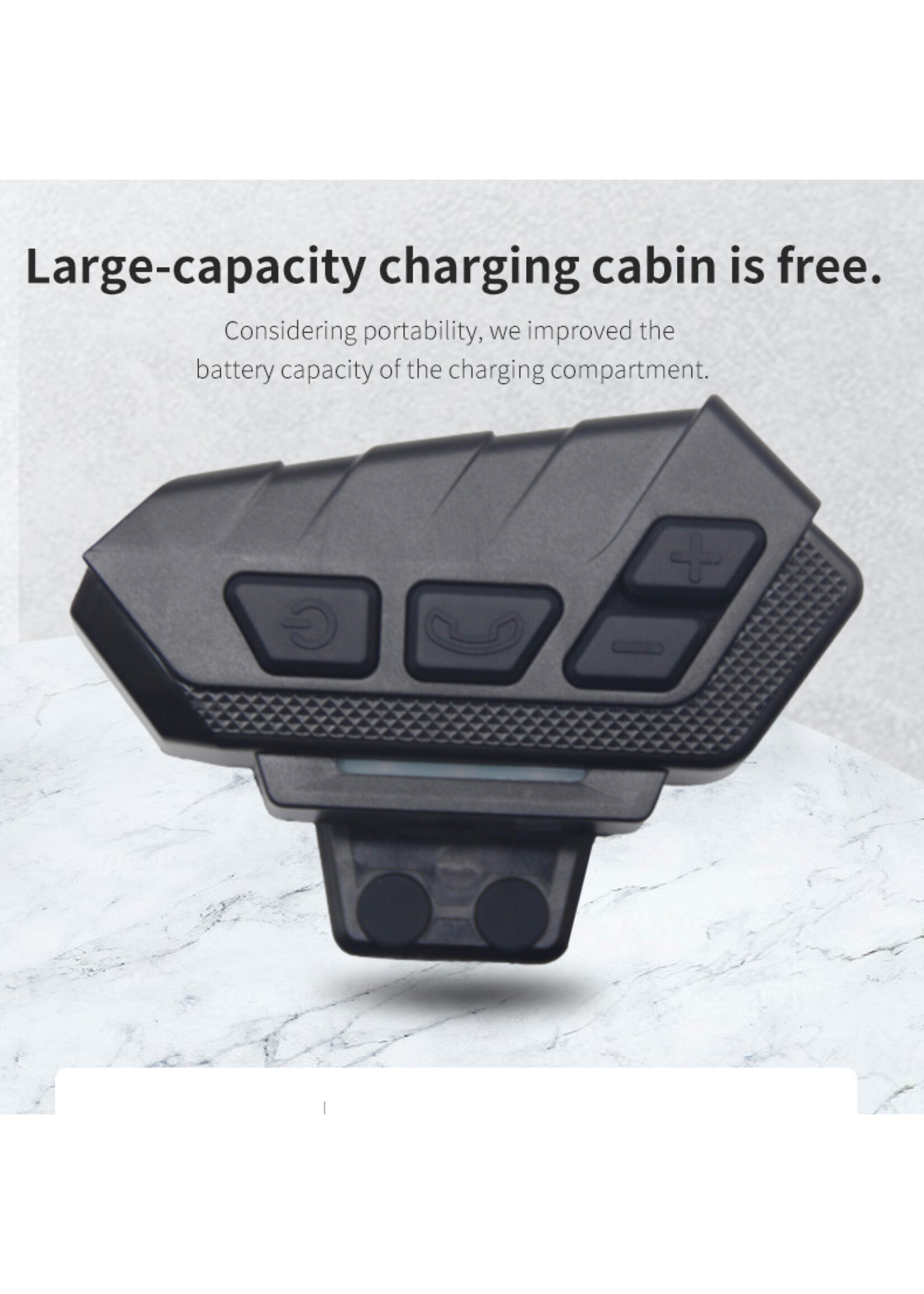 Eurofone EuroFone 2-weg Bluetooth 5.1 intercomsysteem voor sport, draadloze Bluetooth helm intercom, motorfiets telefoonset compatibel met 2 rijders