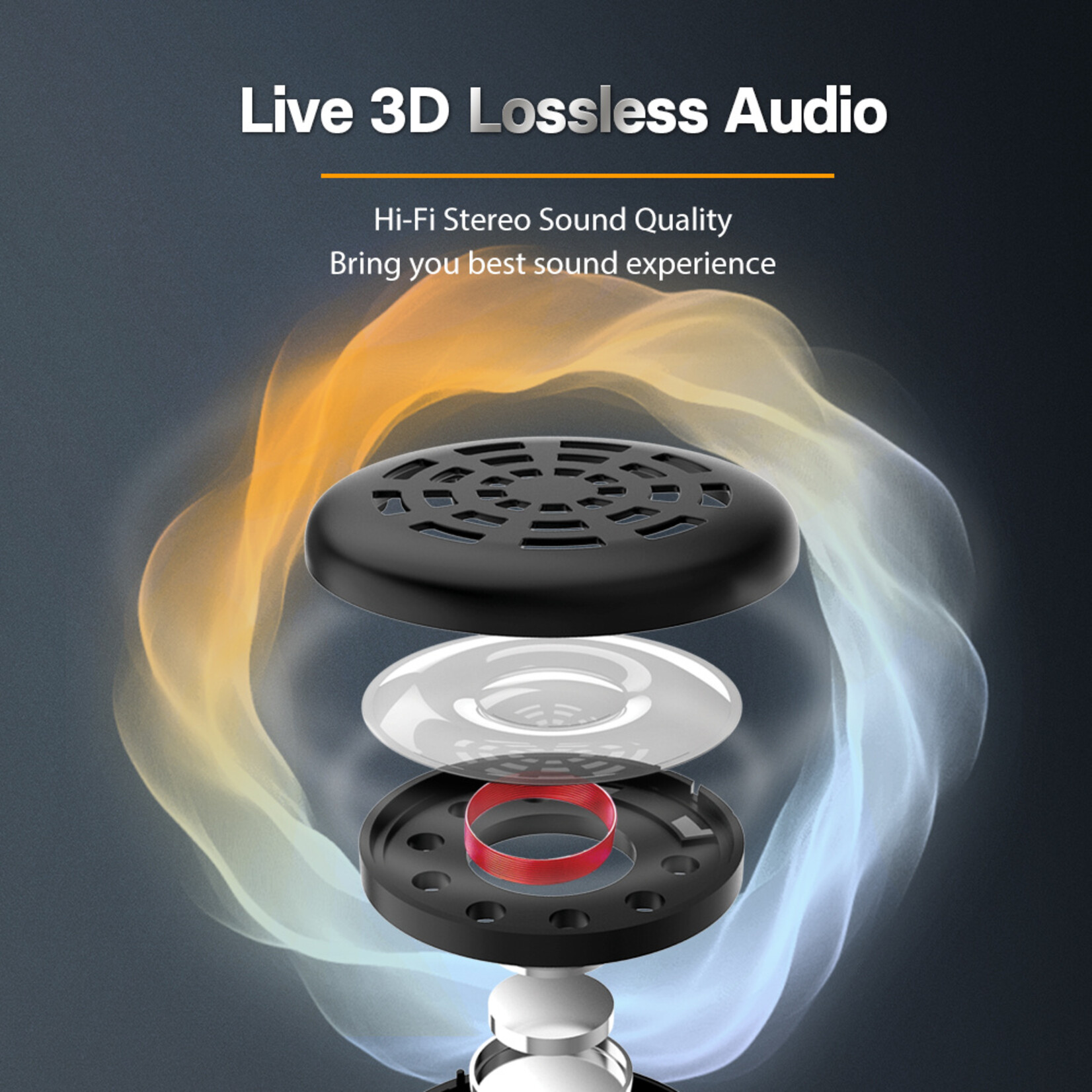 FG Motorhelm Draadloze Intercom Hoofdtelefoon Luidspreker Bluetooth 5.0 Helm Headset 6 Rijders 1200m