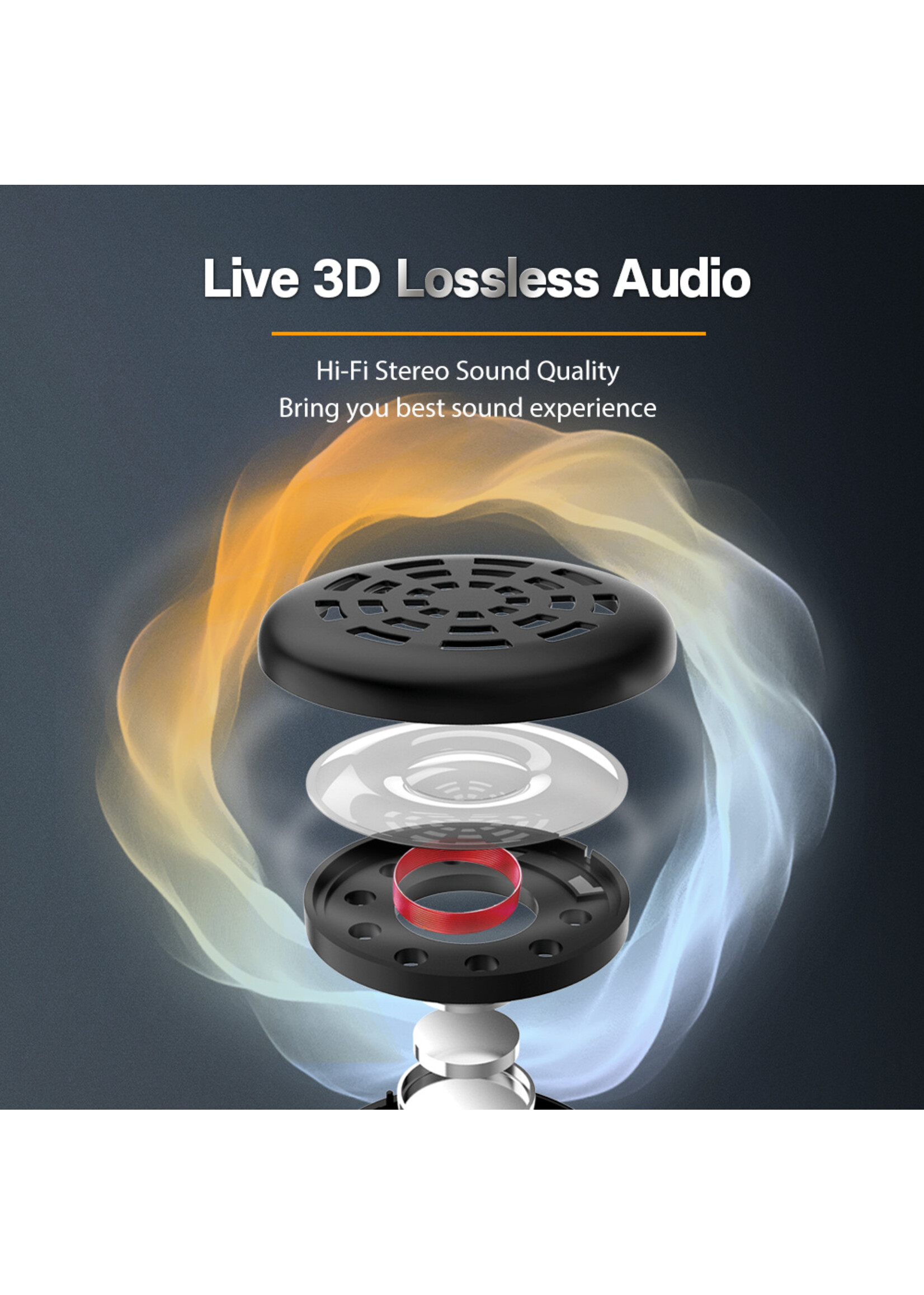 FG Motorhelm Draadloze Intercom Hoofdtelefoon Luidspreker Bluetooth 5.0 Helm Headset 6 Rijders 1200m