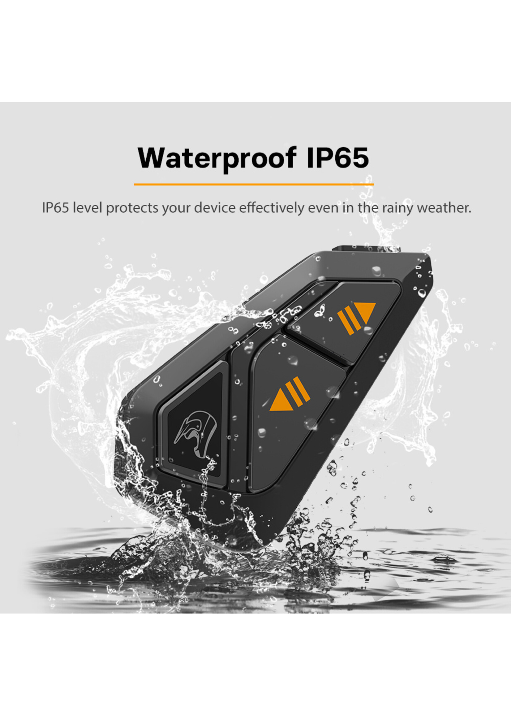FG Motorhelm Draadloze Intercom Hoofdtelefoon Luidspreker Bluetooth 5.0 Helm Headset 6 Rijders 1200m