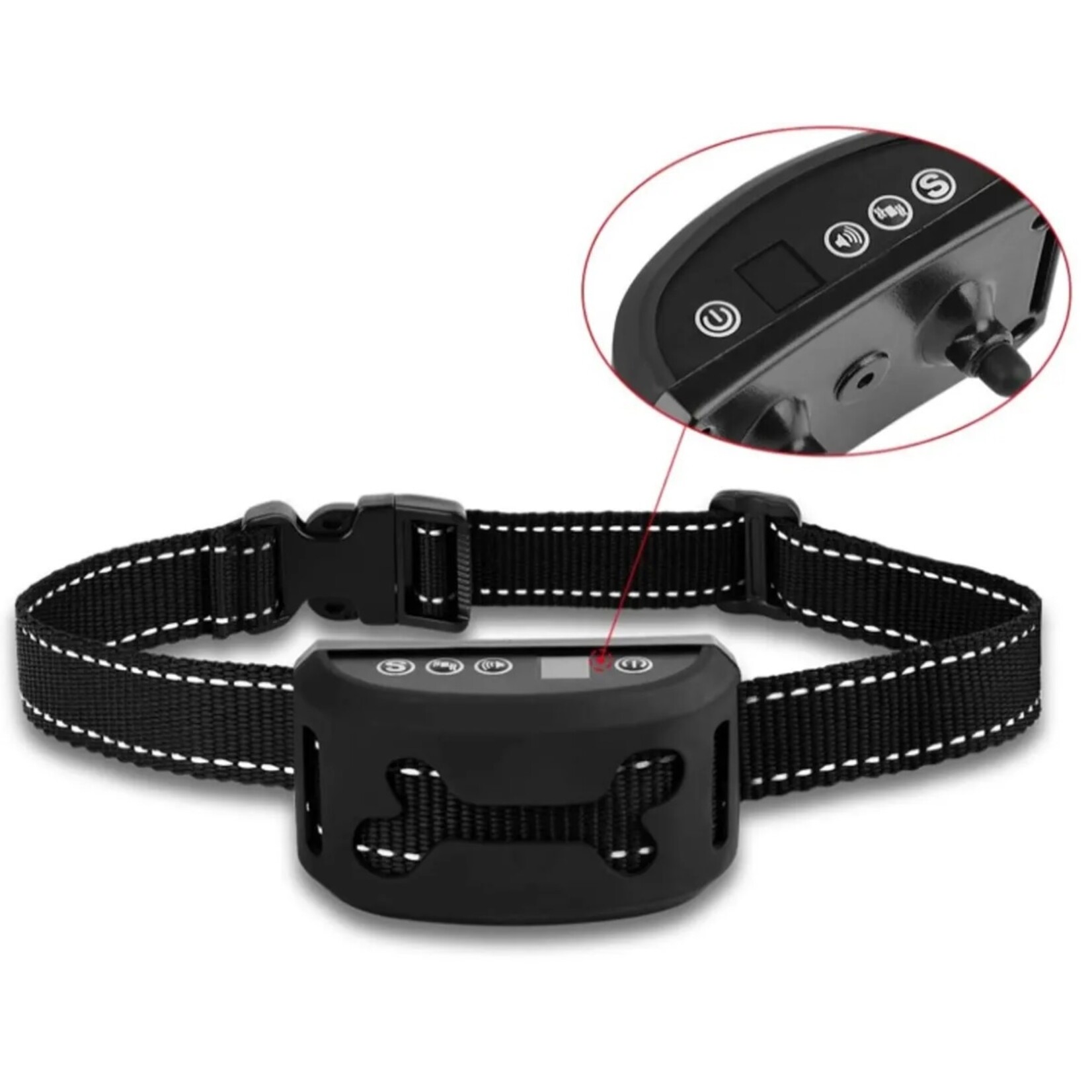 Oplaadbare antiblafband zonder Schock