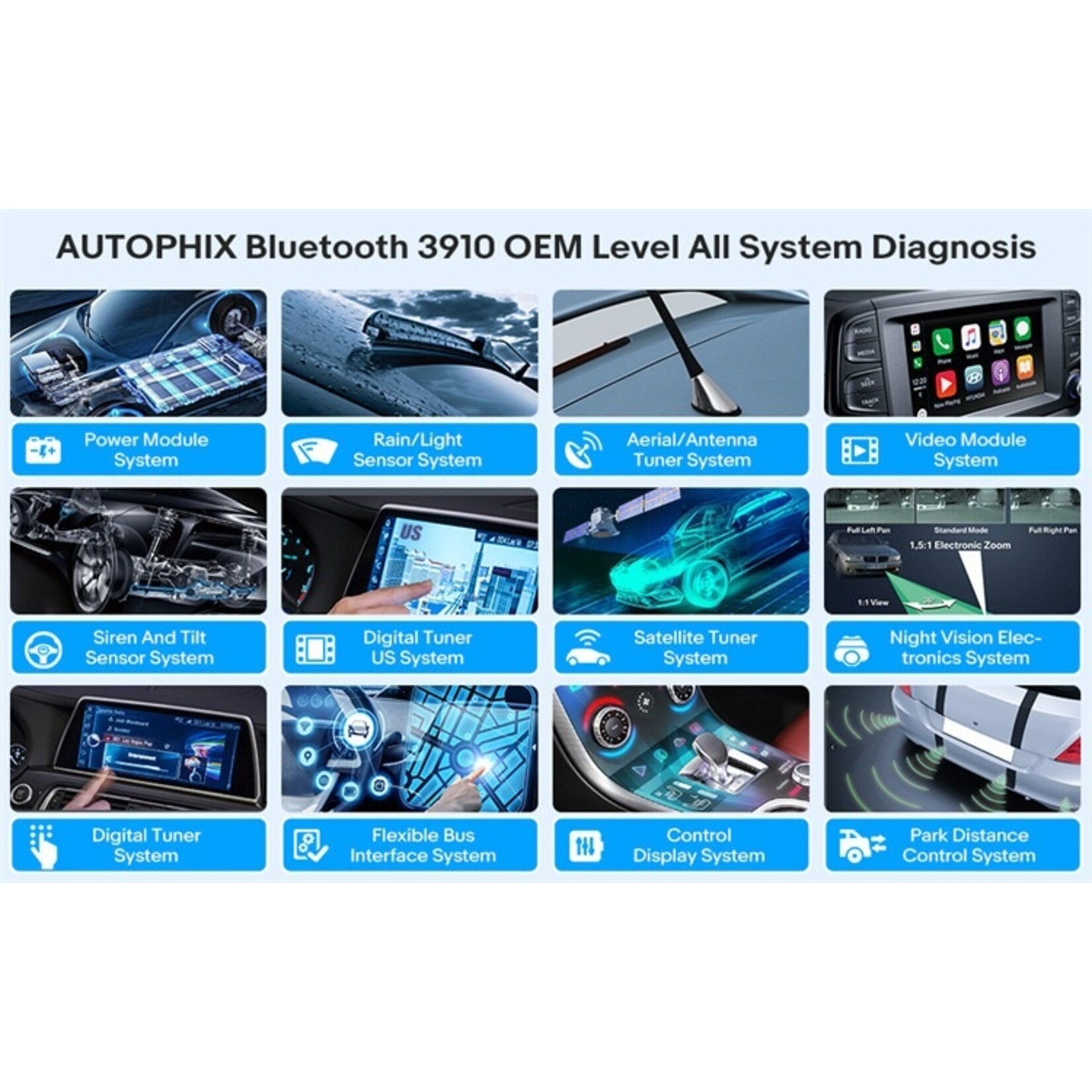 Autophix AUTOPHIX 3910 – Diagnose- en servicetool voor BMW-voertuigen