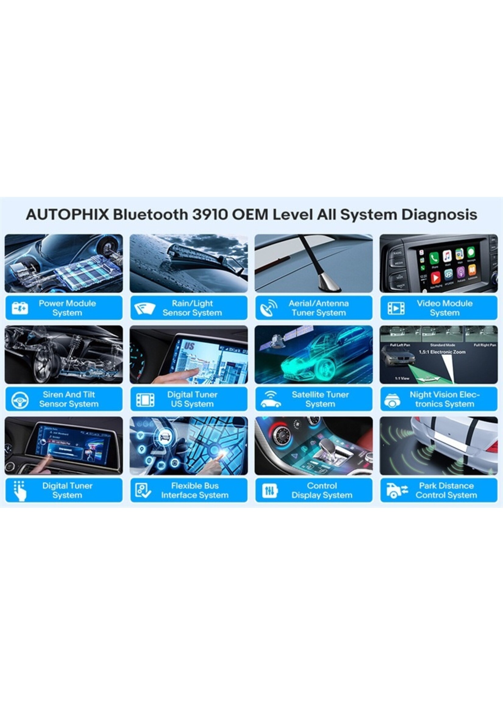 Autophix AUTOPHIX 3910 – Diagnose- en servicetool voor BMW-voertuigen