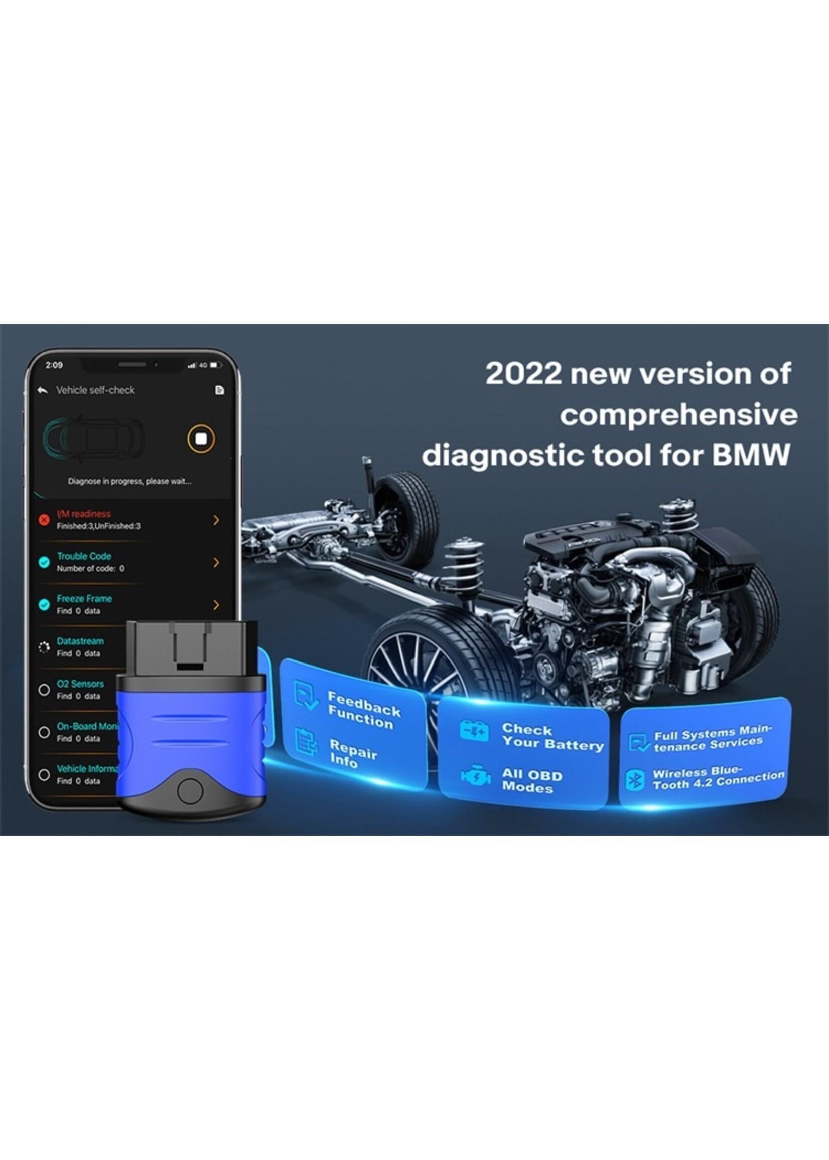 Autophix AUTOPHIX 3910 – Diagnose- en servicetool voor BMW-voertuigen