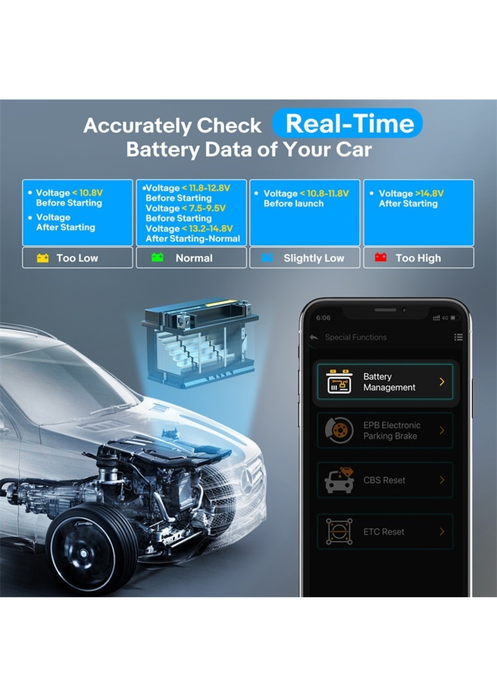 Autophix AUTOPHIX 3910 – Diagnose- en servicetool voor BMW-voertuigen