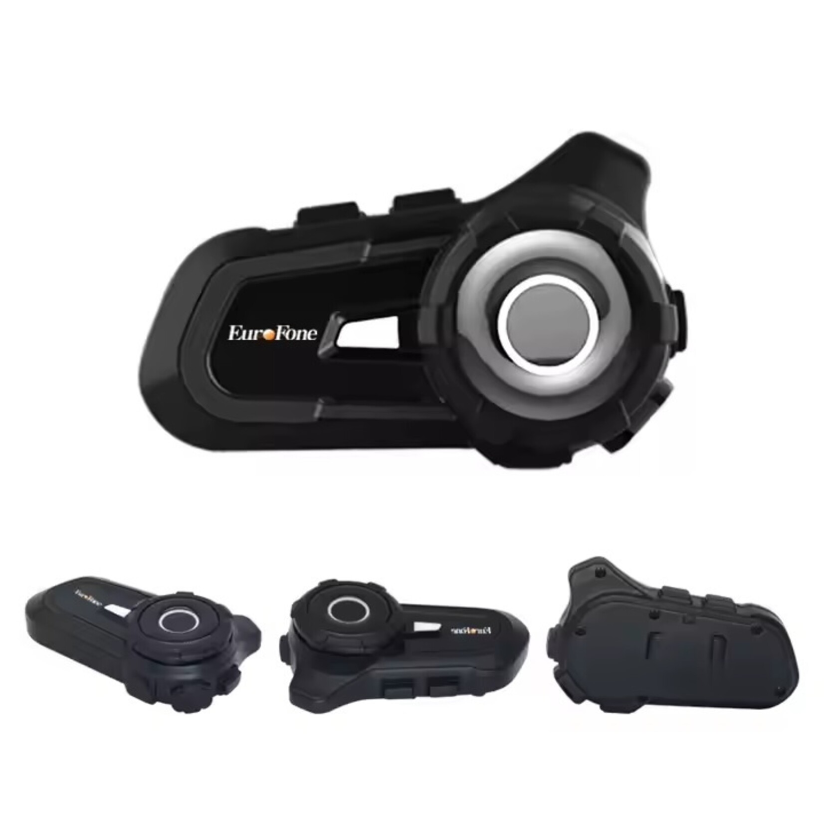 Eurofone S2 Plus Bluetooth-helmintercom voor motorfietsen Ondersteunt 2-6 personen om te praten over een afstand van 800-1000 meter Waterdicht