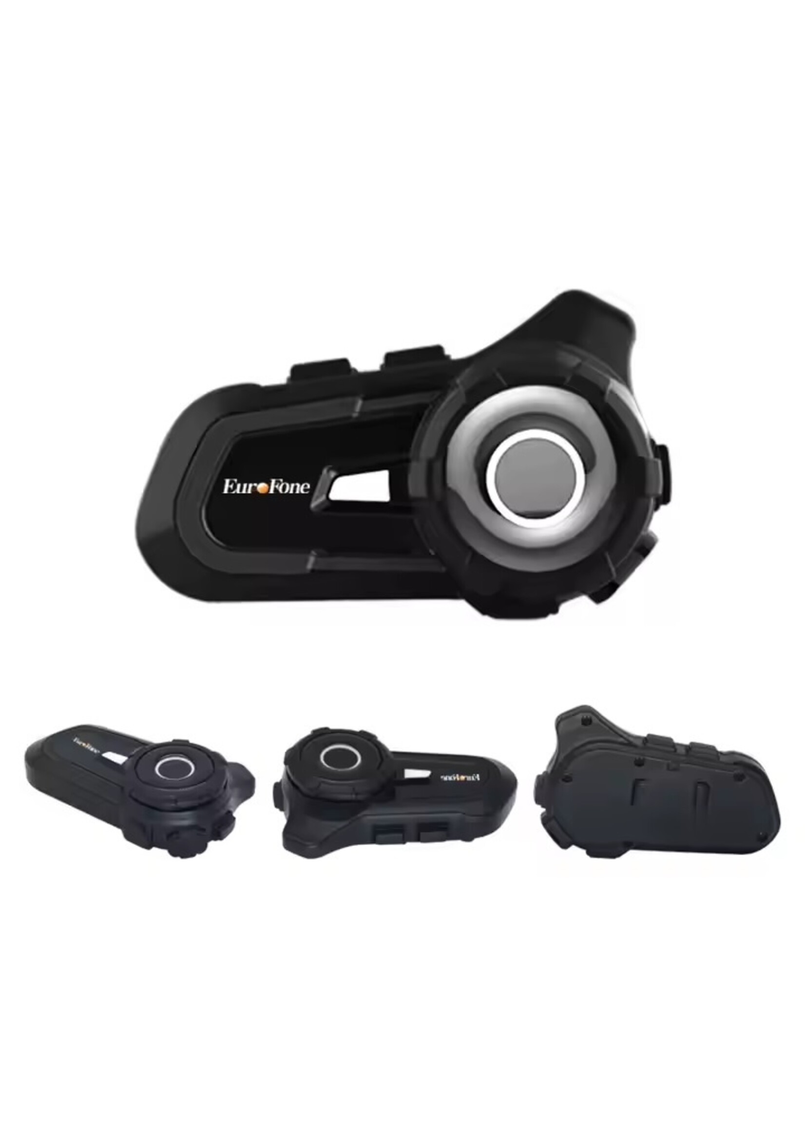 Eurofone S2 Plus Bluetooth-helmintercom voor motorfietsen Ondersteunt 2-6 personen om te praten over een afstand van 800-1000 meter Waterdicht