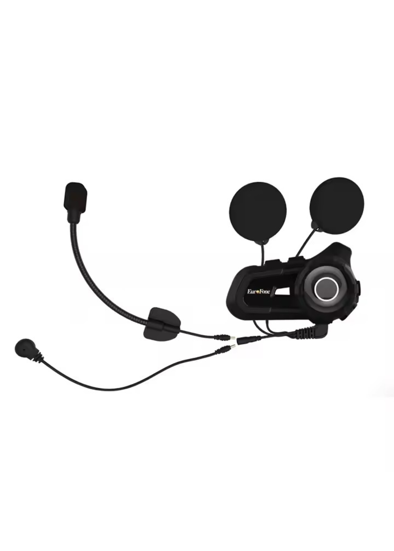 Eurofone S2 Plus Bluetooth-helmintercom voor motorfietsen Ondersteunt 2-6 personen om te praten over een afstand van 800-1000 meter Waterdicht