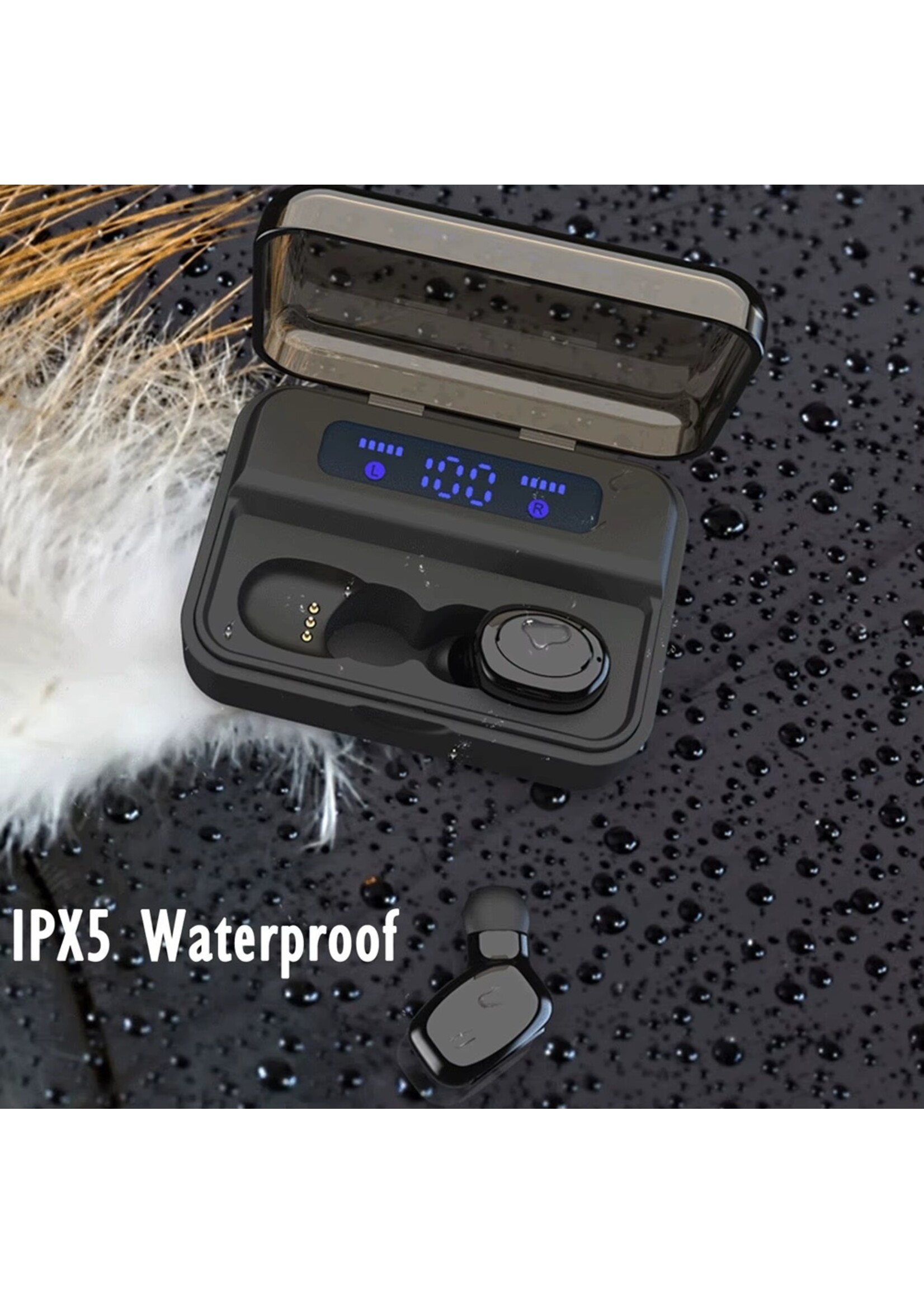 S590 TWS Bluetooth 5.0 oordopjes 9D stereo oordopjes 3500 mAh LED digitaal display draadloze hoofdtelefoon draagbare sport oordopjes