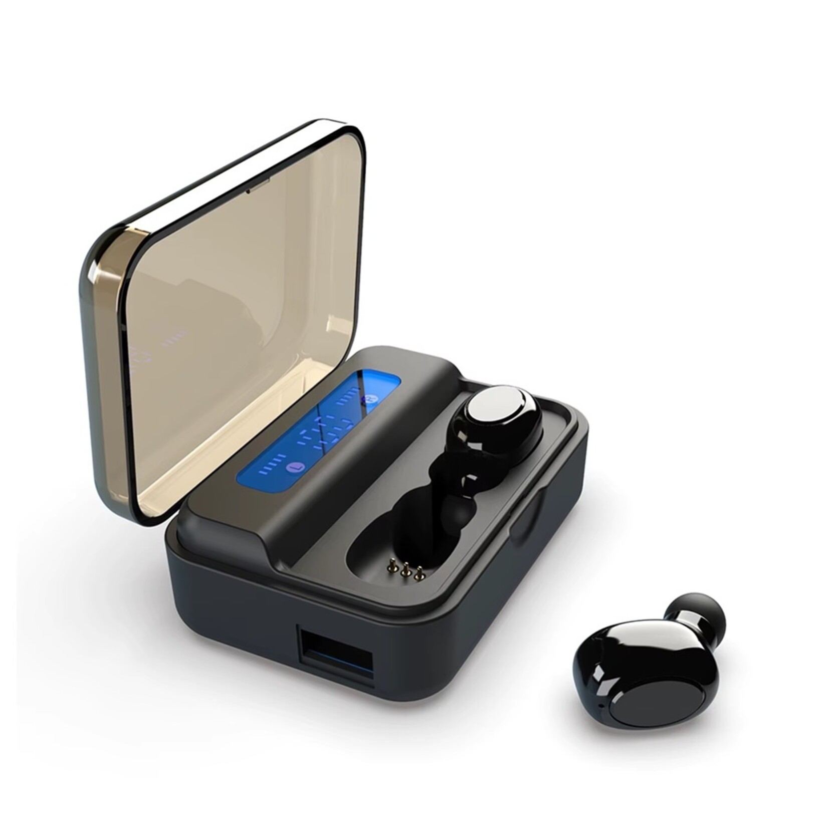 S590 TWS Bluetooth 5.0 oordopjes 9D stereo oordopjes 3500 mAh LED digitaal display draadloze hoofdtelefoon draagbare sport oordopjes