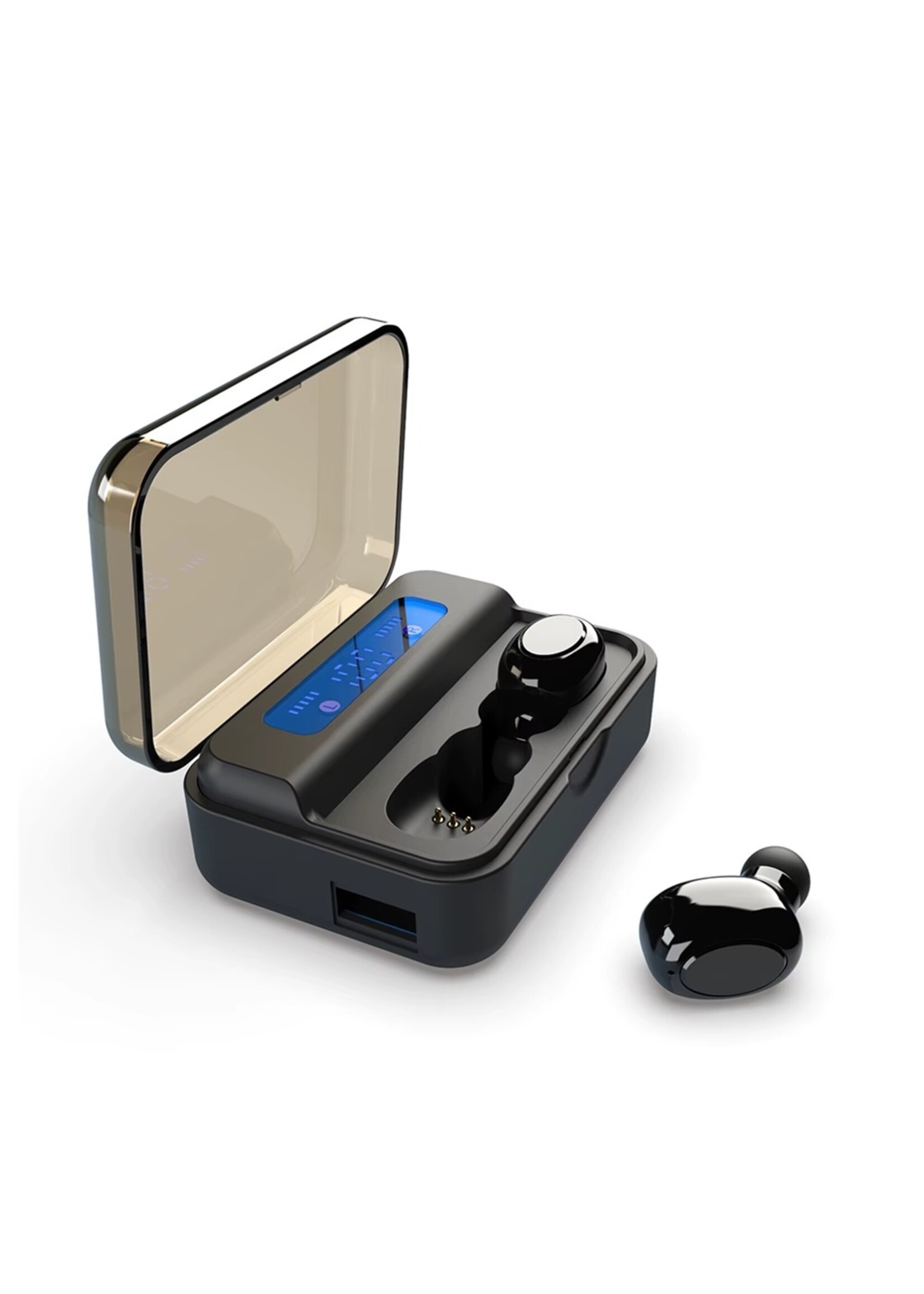 S590 TWS Bluetooth 5.0 oordopjes 9D stereo oordopjes 3500 mAh LED digitaal display draadloze hoofdtelefoon draagbare sport oordopjes