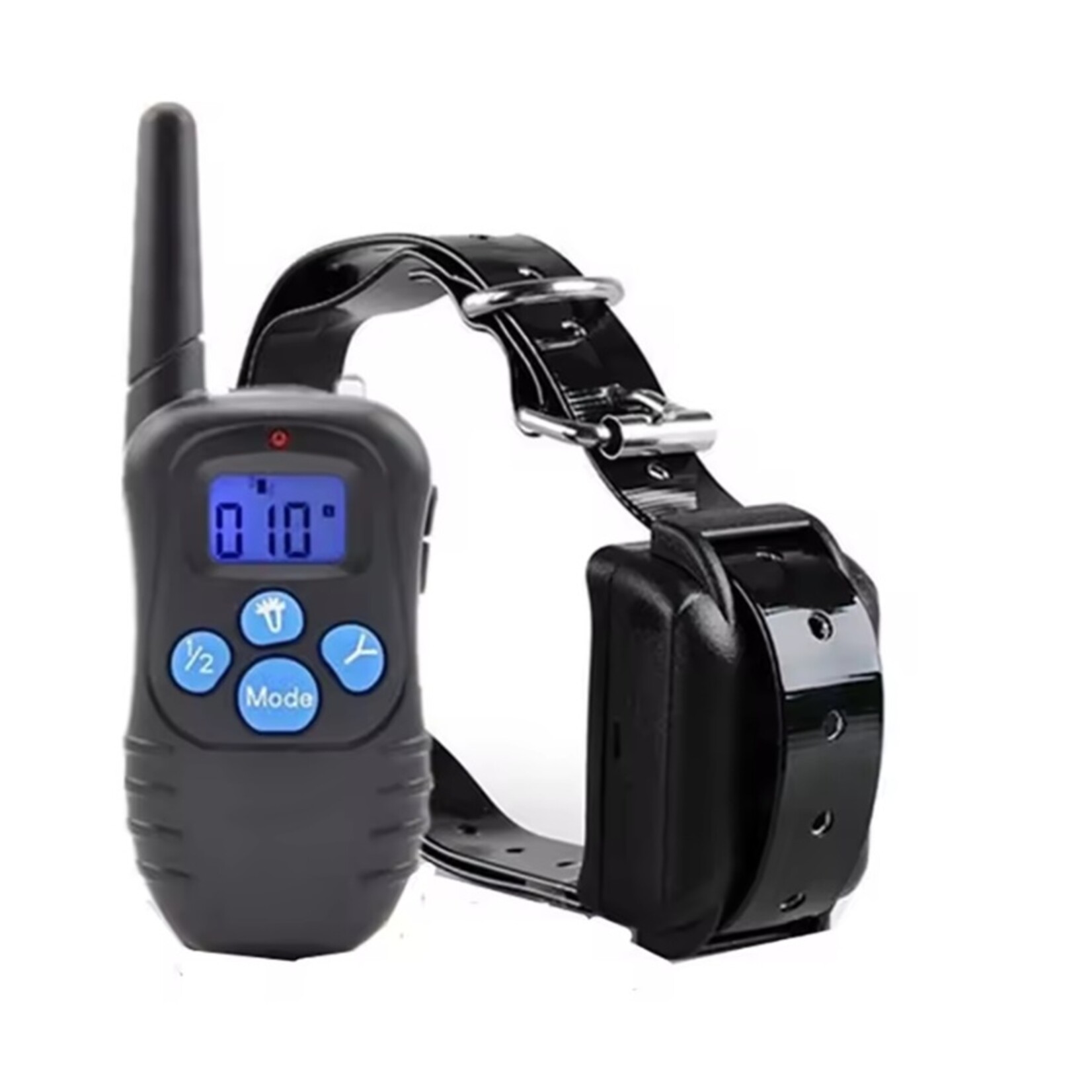 Hondentrainingshalsband Waterdicht Oplaadbaar Hondentraining E-halsband 300M afstandsbediening met 3 trainingsmodi Statische trilling en pieptoon