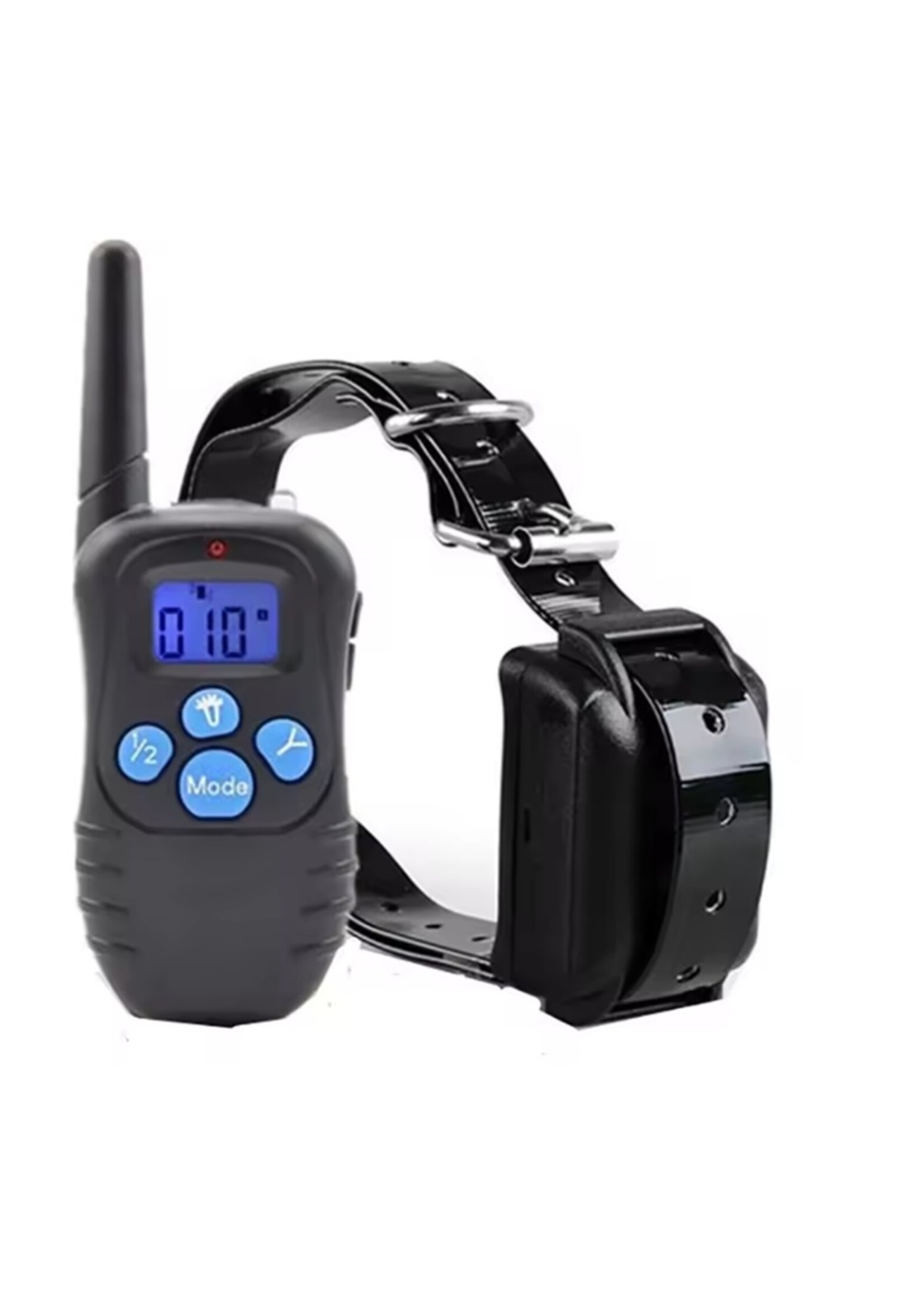 Hondentrainingshalsband Waterdicht Oplaadbaar Hondentraining E-halsband 250M afstandsbediening met 3 trainingsmodi Statische trilling en pieptoon