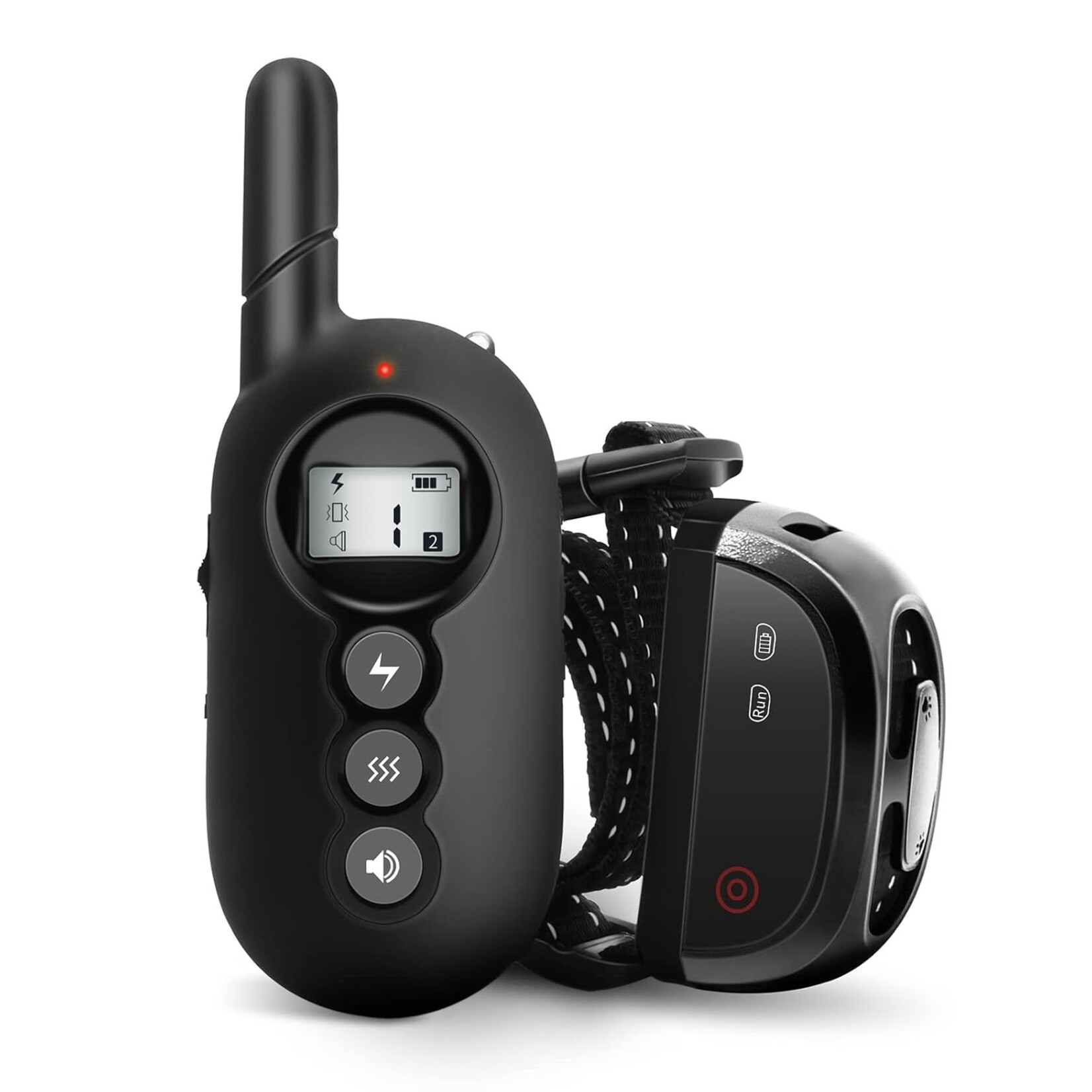 Trainingshalsband met Draadloze afstandsbediening - Trillingen zoemer - Waterdichte elektrische schok - Hondentrainingshalsband Geschikt voor 1hond