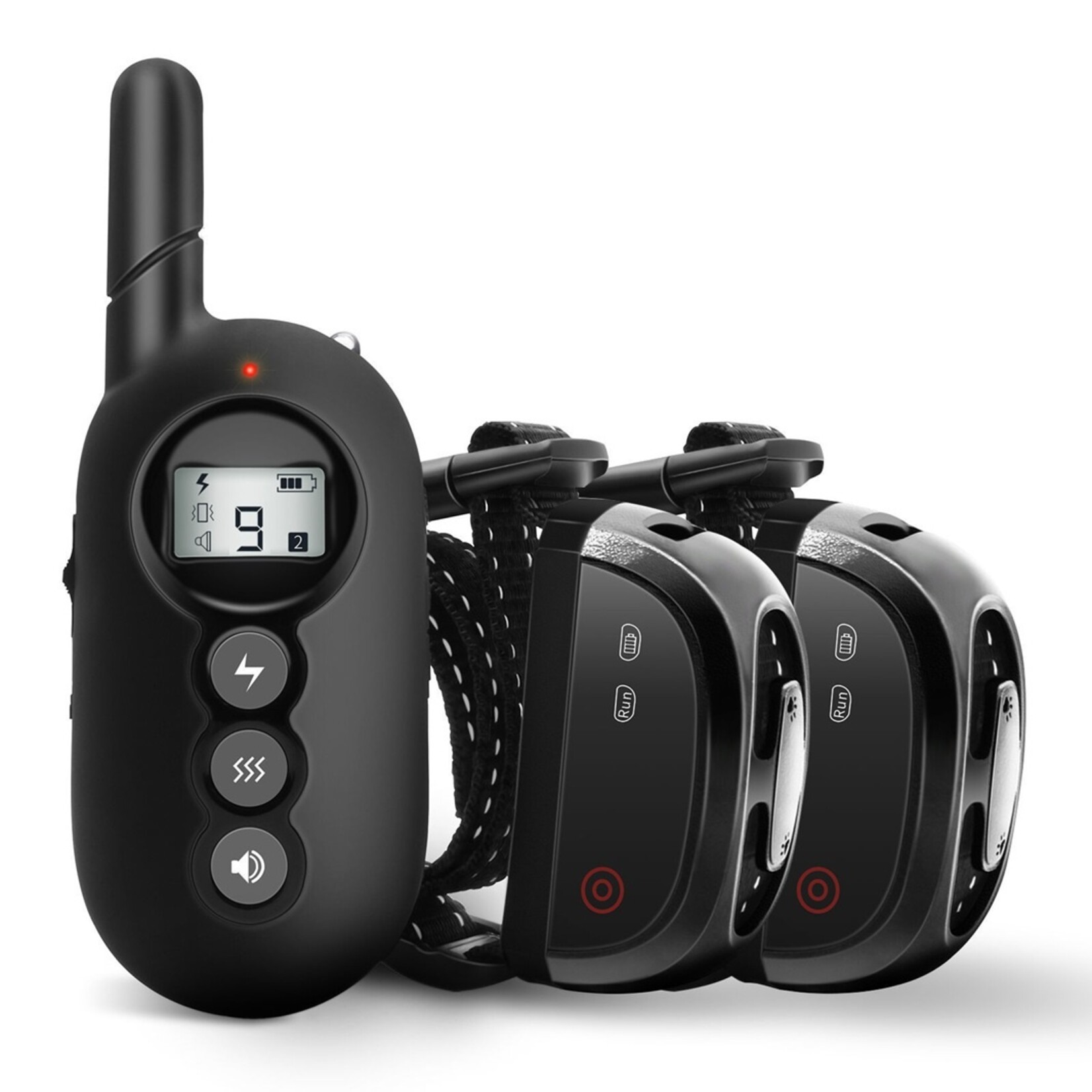 Trainingshalsband met Draadloze afstandsbediening - Trillingen zoemer - Waterdichte elektrische schok - Hondentrainingshalsband Geschikt voor 1hond