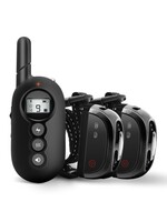 Trainingshalsband met Draadloze afstandsbediening - Trillingen zoemer - Waterdichte elektrische schok - Hondentrainingshalsband Geschikt voor 2 honden