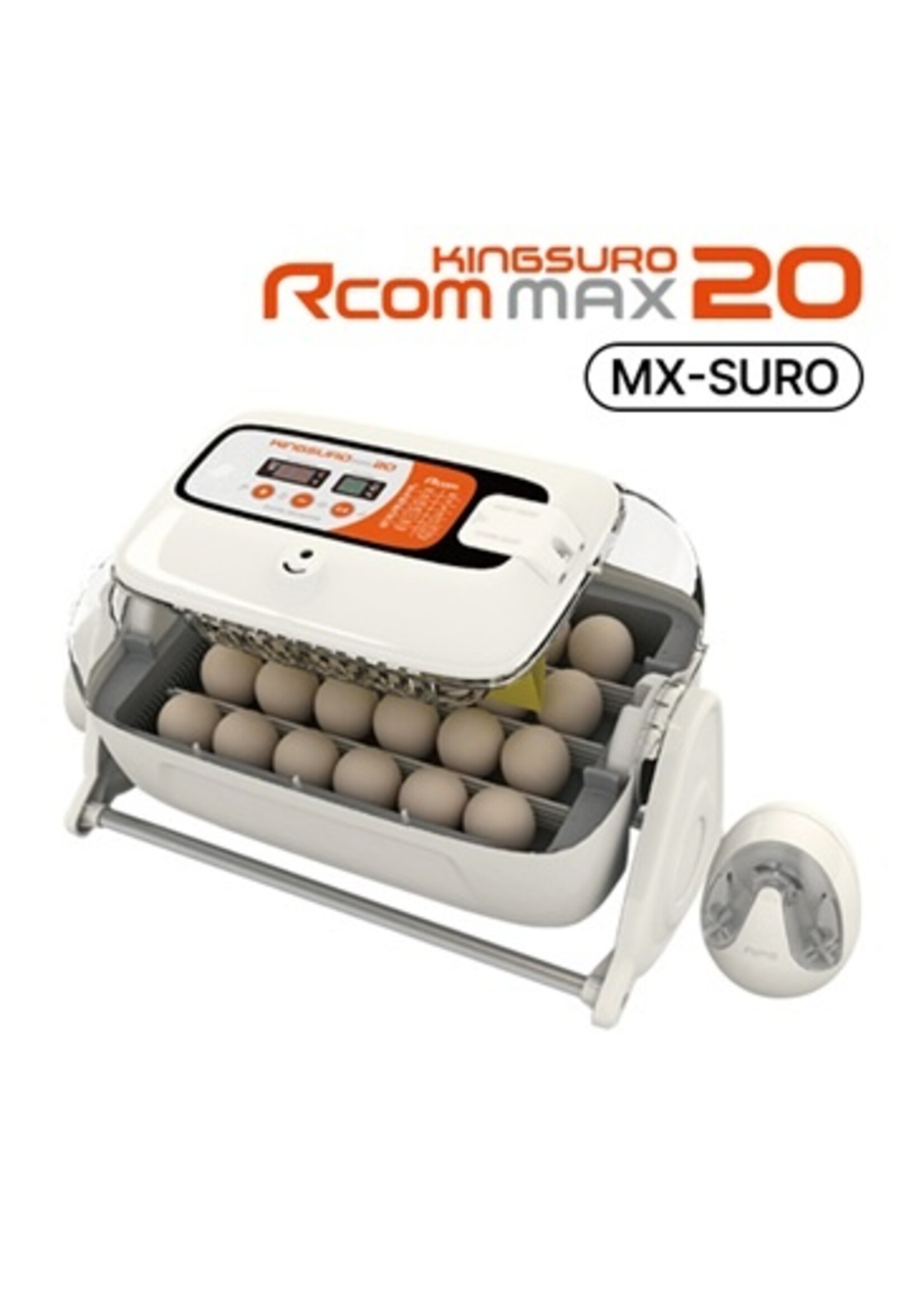 R-com Rcom KINGSURO MAX 20 – Volautomatische Broedmachine met Geavanceerde Technologie