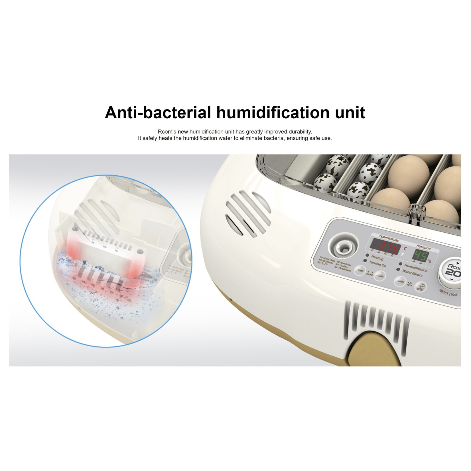 R-com Rcom MAX 20 DO – Slimme Broedmachine met Kunstmatige Intelligentie