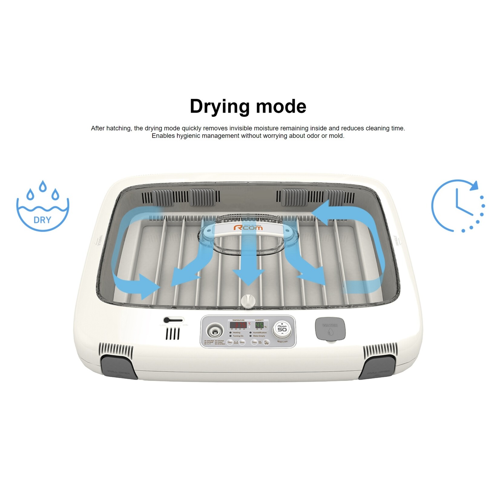 R-com Rcom MAX 50 DO – Slimme en Volautomatische Broedmachine