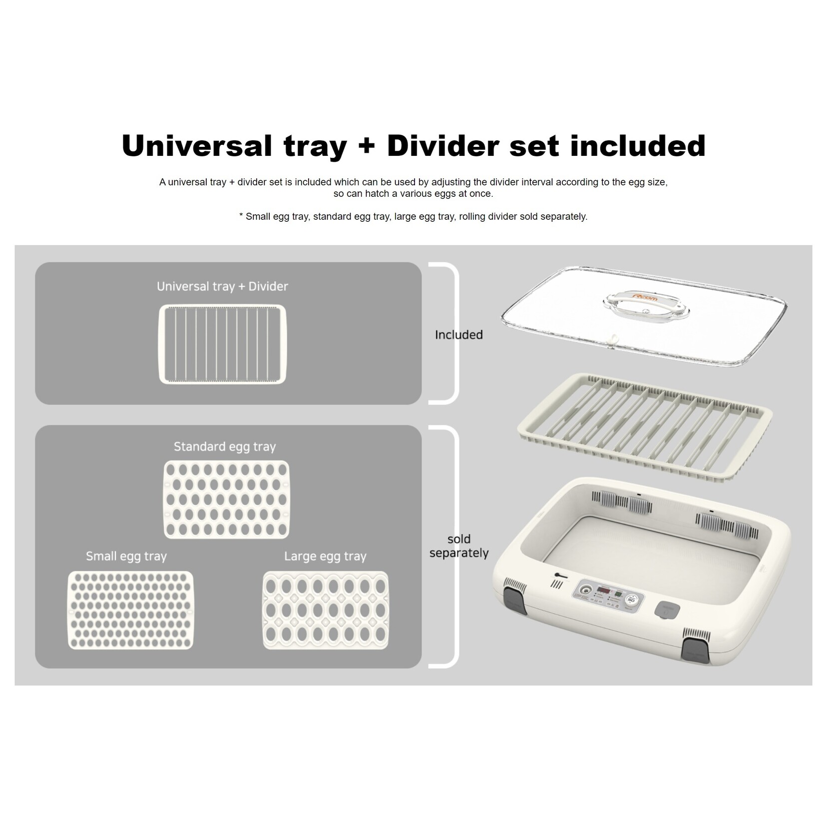 R-com Rcom MAX 50 DO – Slimme en Volautomatische Broedmachine