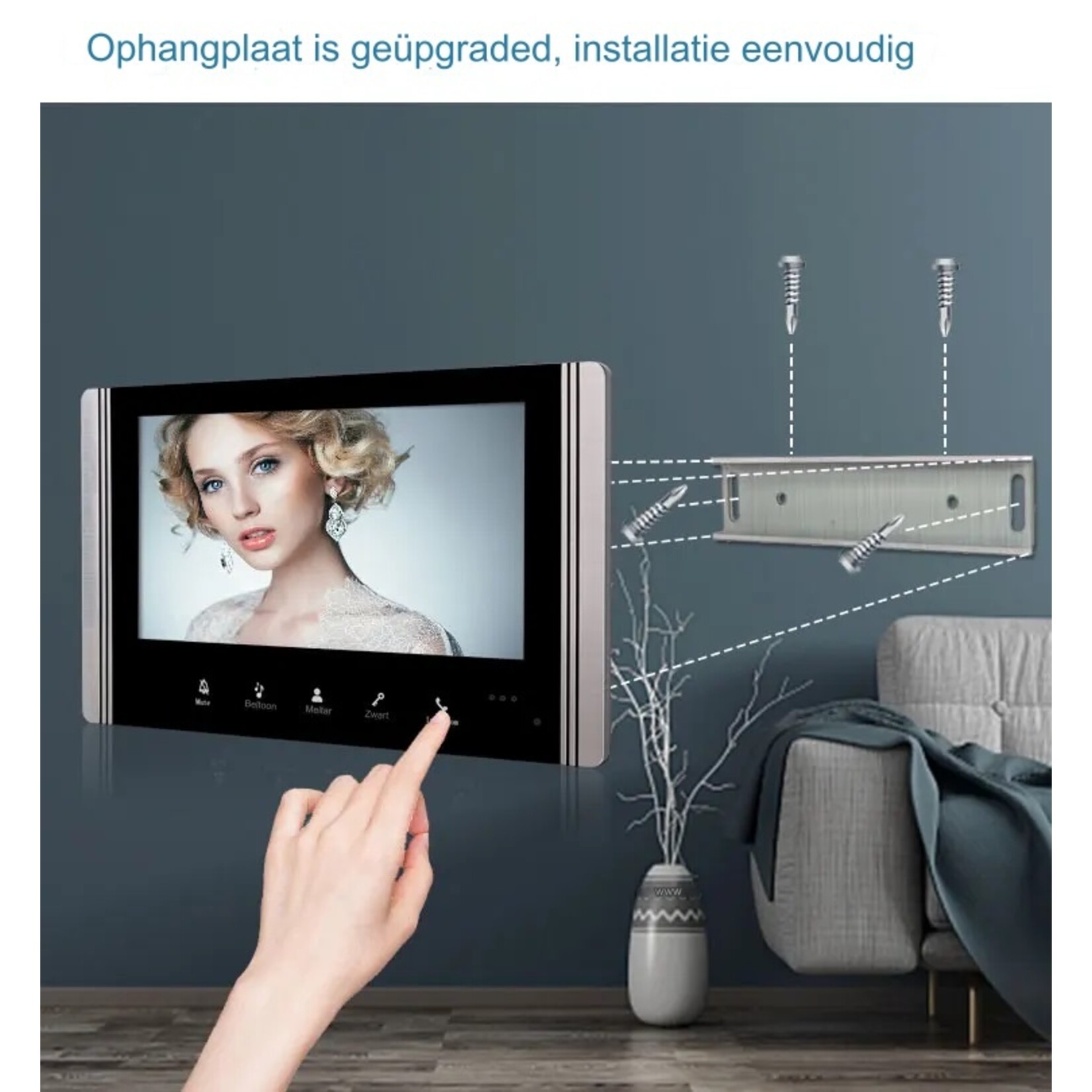 Video-intercom voor huisbeveiligingssysteem