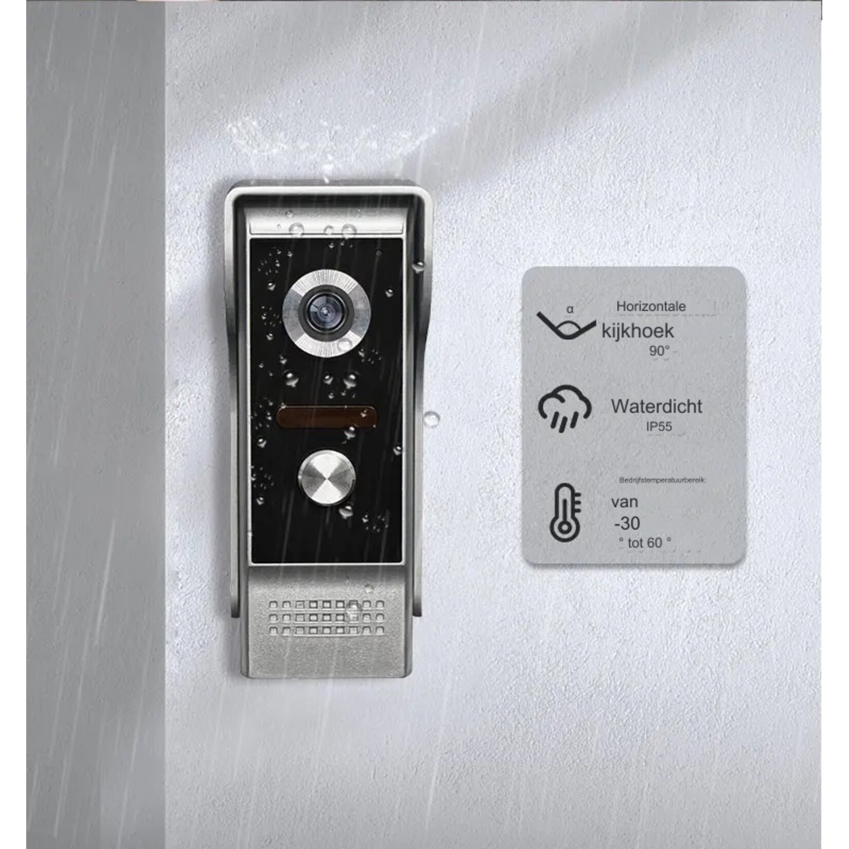 Video-intercom voor huisbeveiligingssysteem